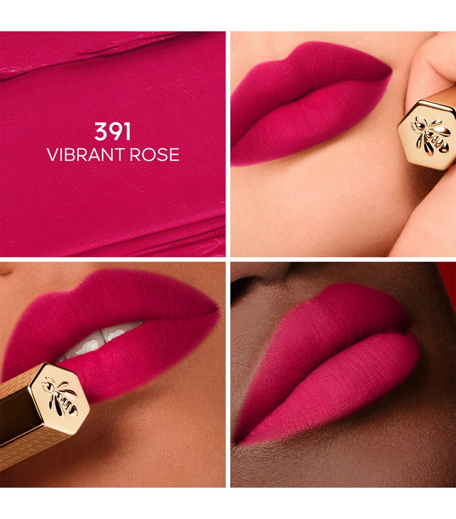 Guerlain KissKiss Honey-Infused Intense Lipstick Vibrant Rose Image 2