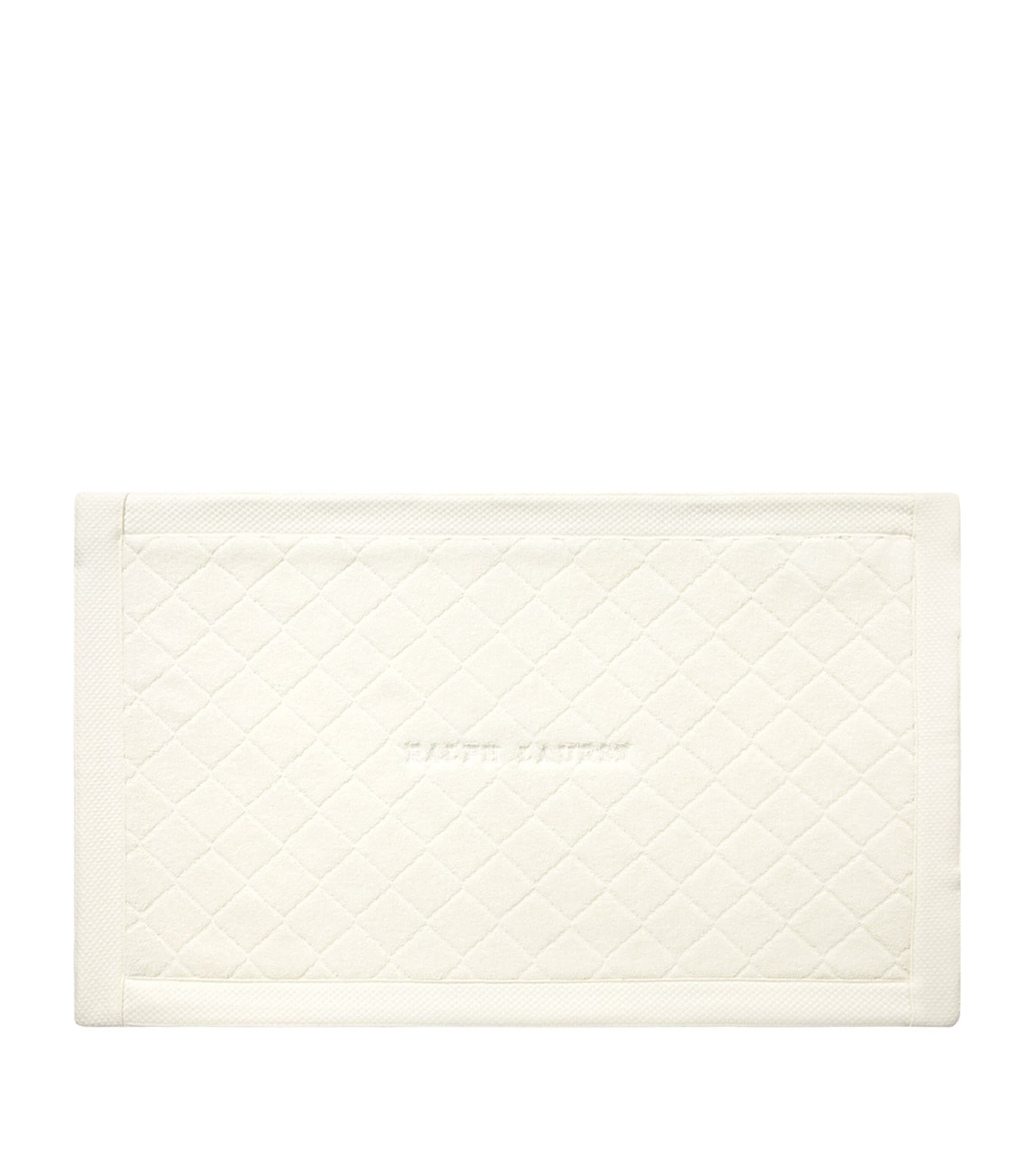 Shop Ralph Lauren Avenue Bath Mat In Ivory