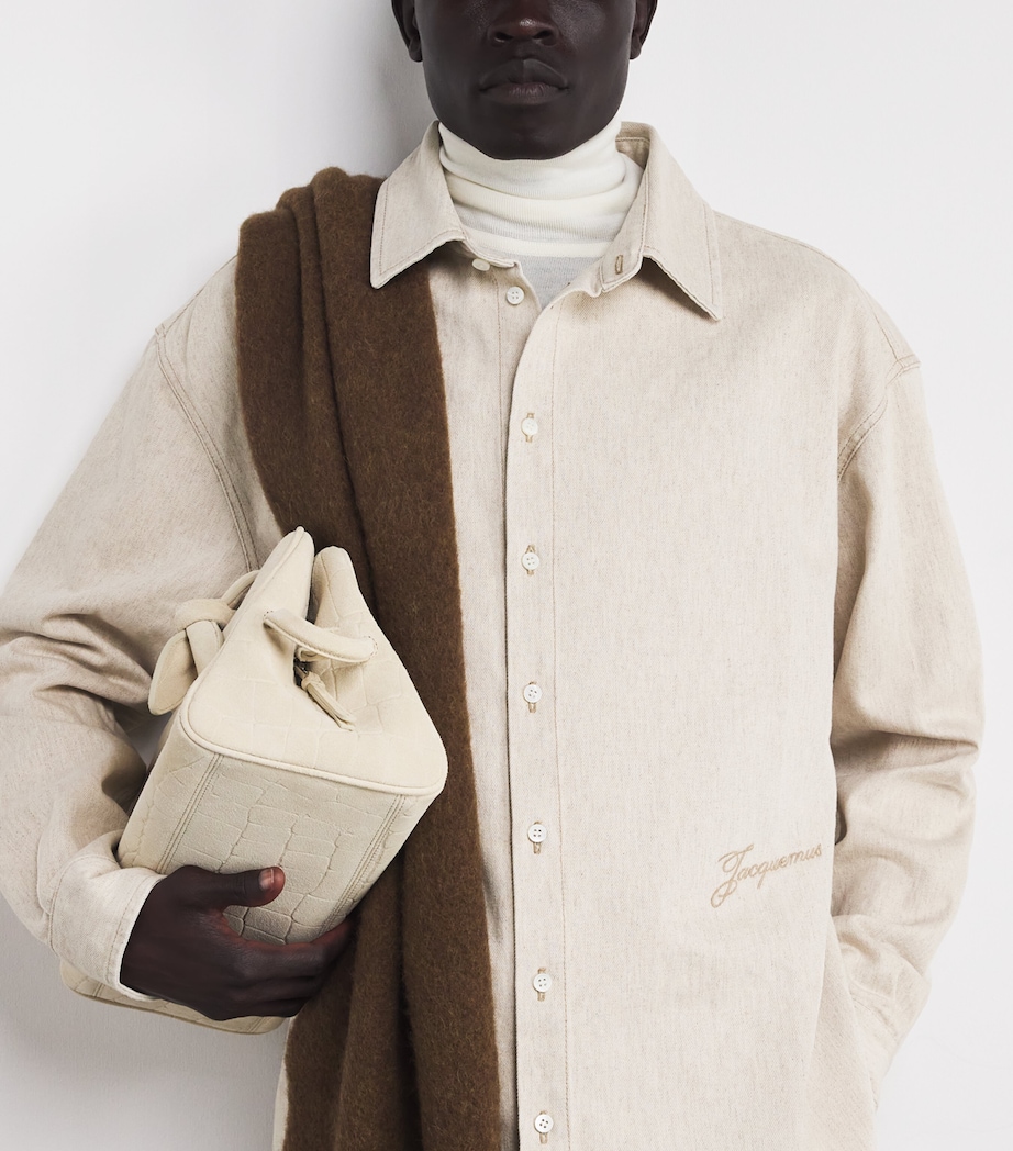 Denim Simon Shirt 130-LIGHT BEIGE Image 6