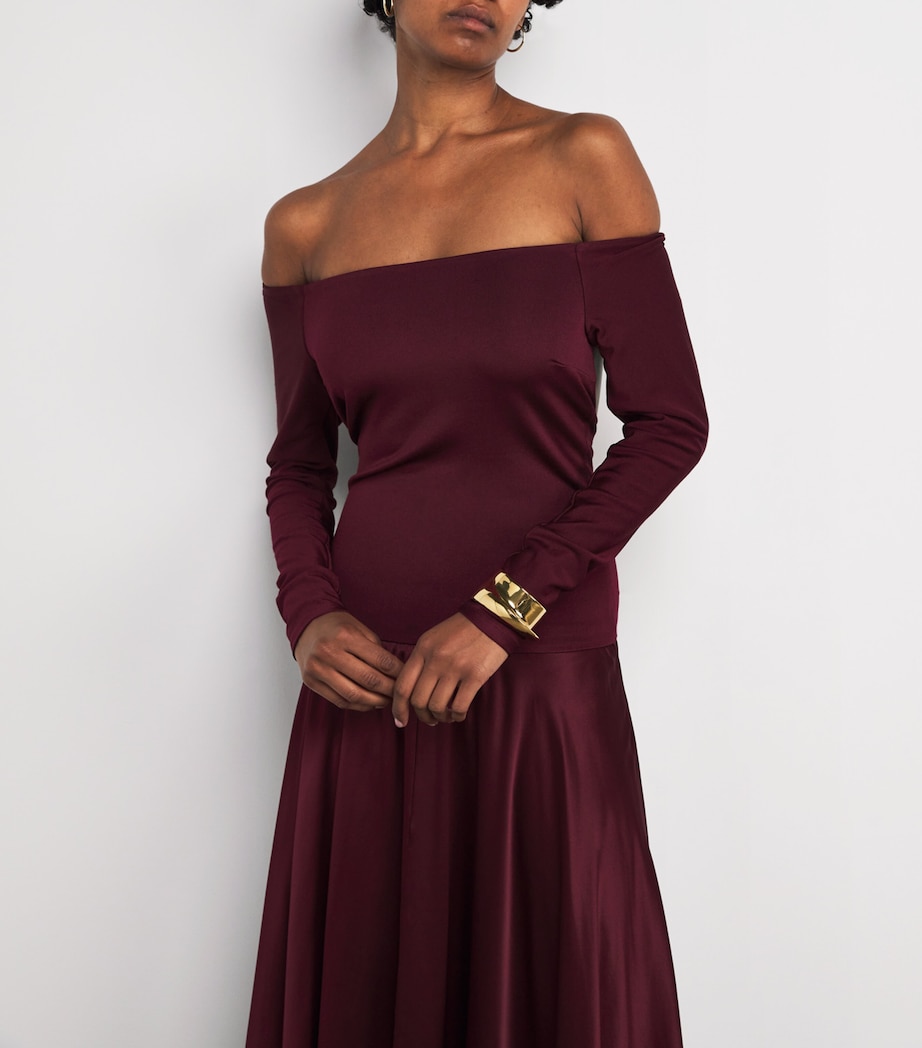 Off-Shoulder Illi Maxi Dress SHIRAZ Image 4