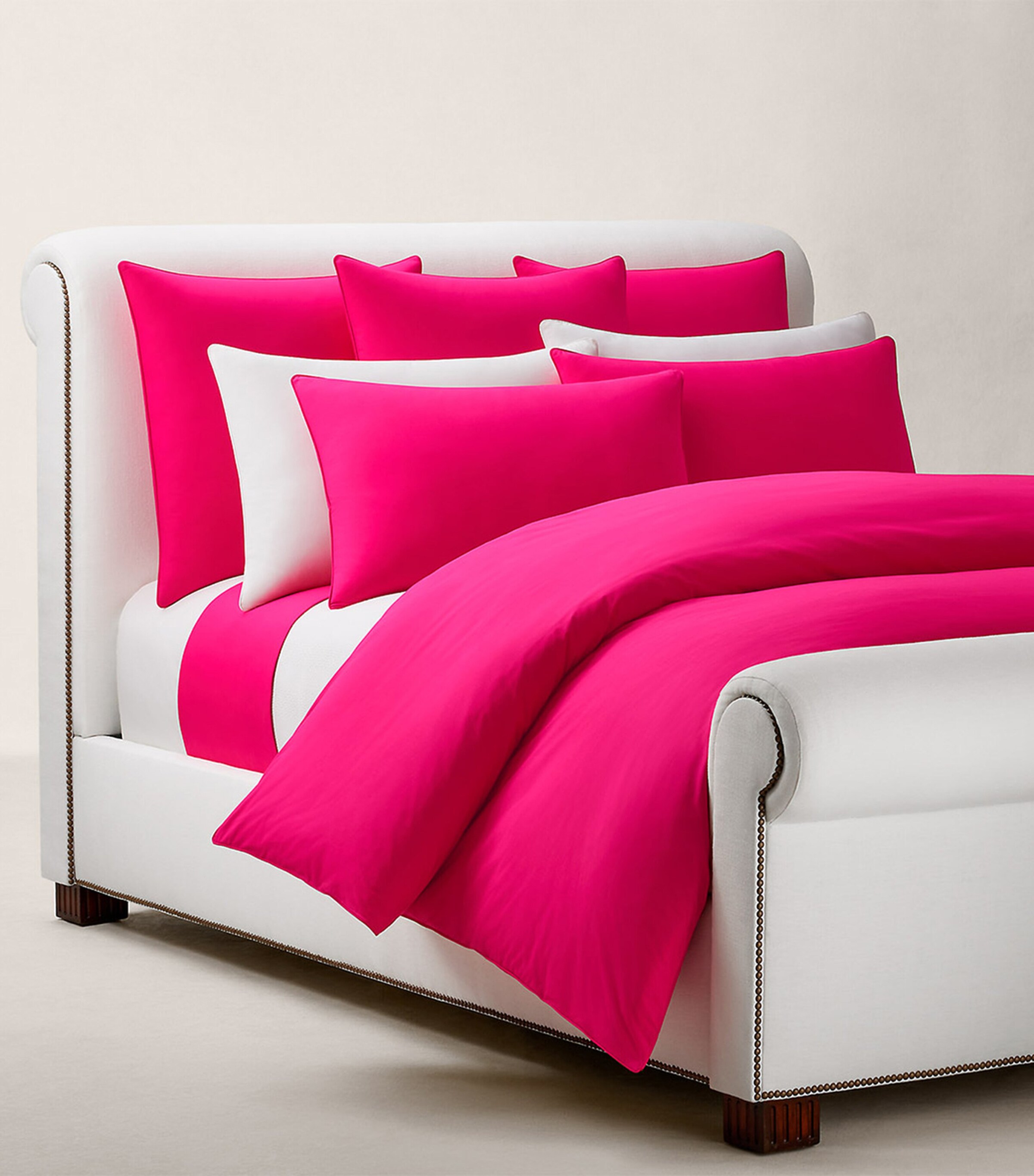 Cotton Player Double Fitted Sheet (140cm x 200cm) PINKSKY Image 4