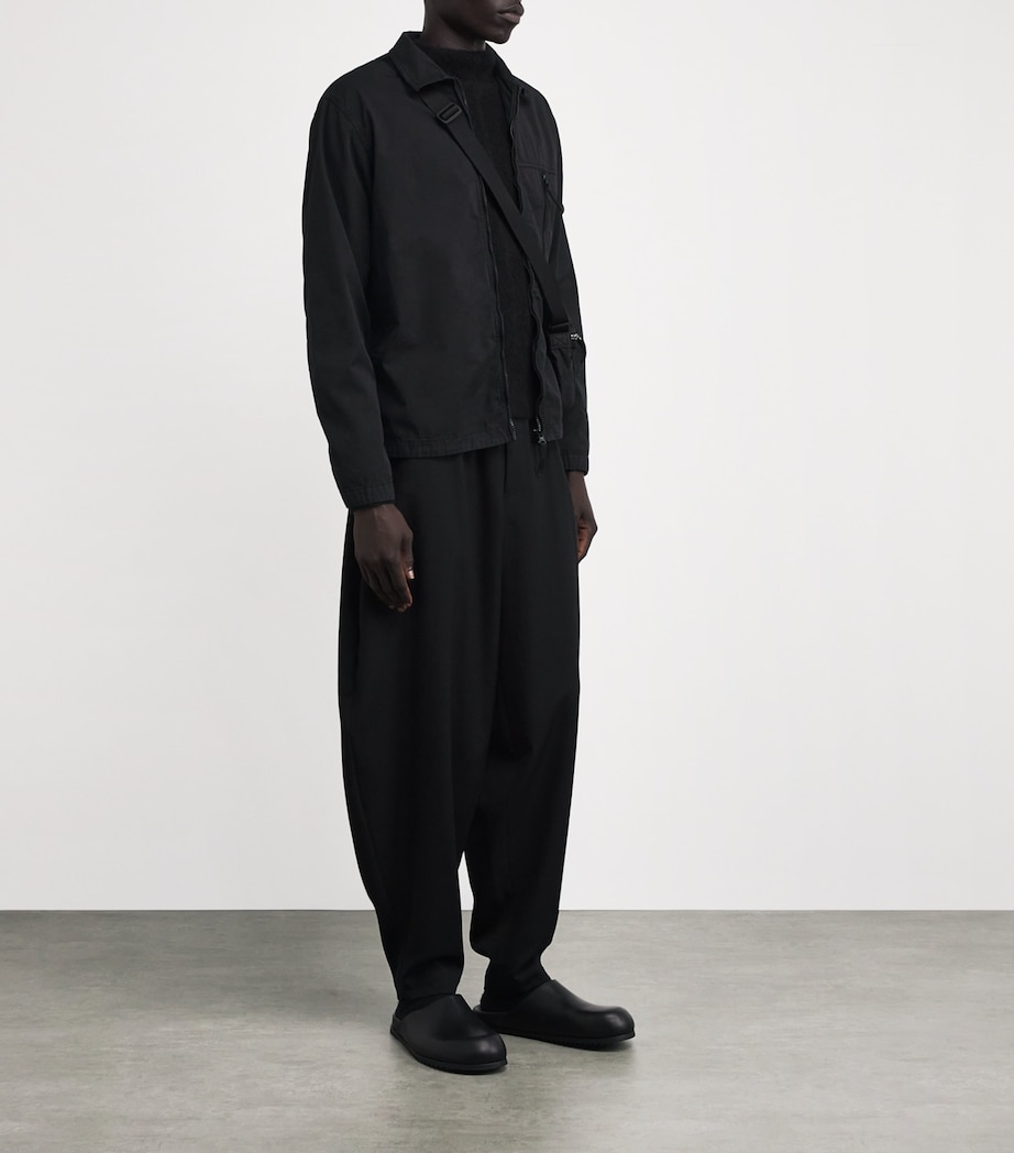 Stretch-Supima Cotton Twill Overshirt V0029 Image 2