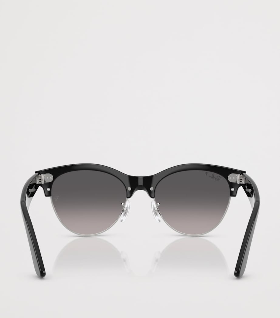 Ray-Ban RB2341 Clubmaster Way Square Sunglasses Black Image 4