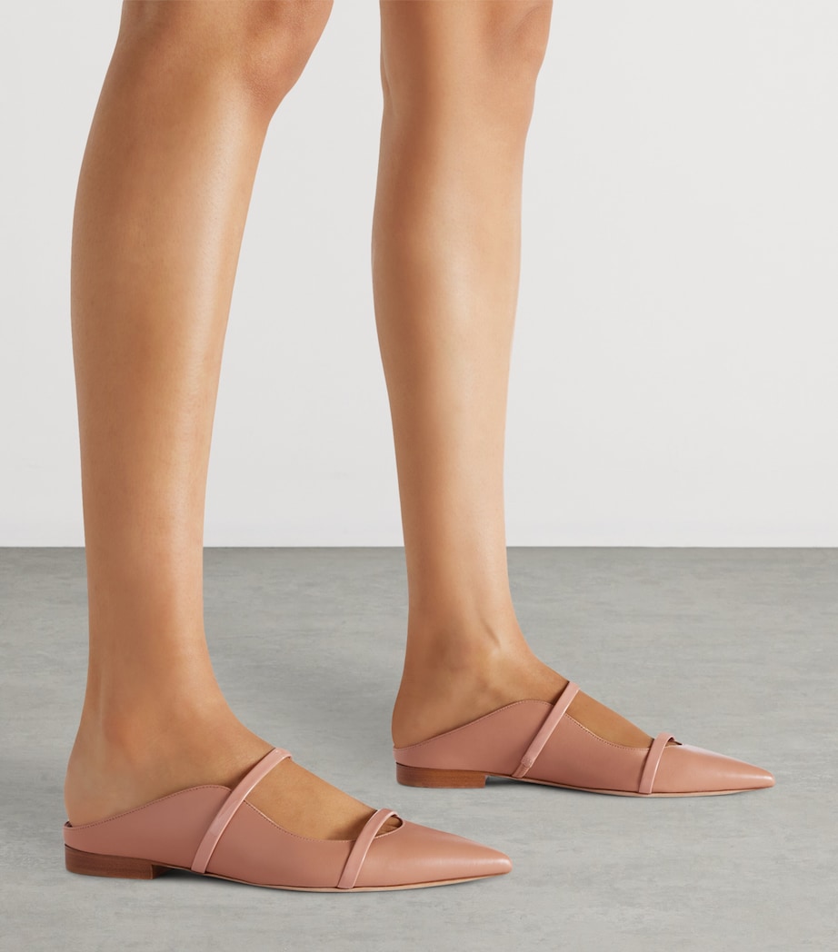 Malone Souliers Leather Maureen Mules Blush Image 2