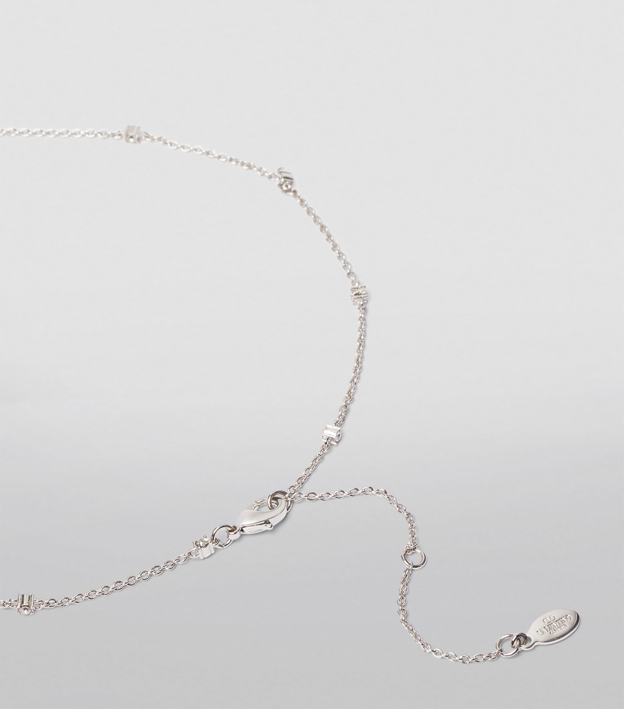 Embellished VLogo Necklace 68S Image 4