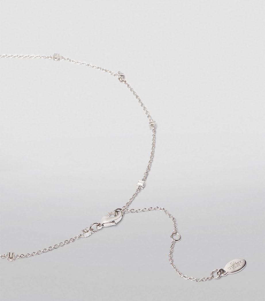 Embellished VLogo Necklace 68S Image 4