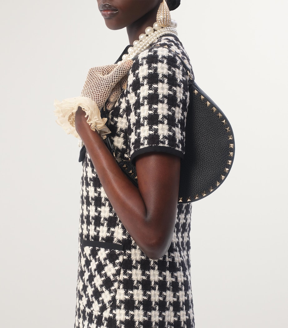 Mini Leather Rockstud Shoulder Bag 0NO Image 7