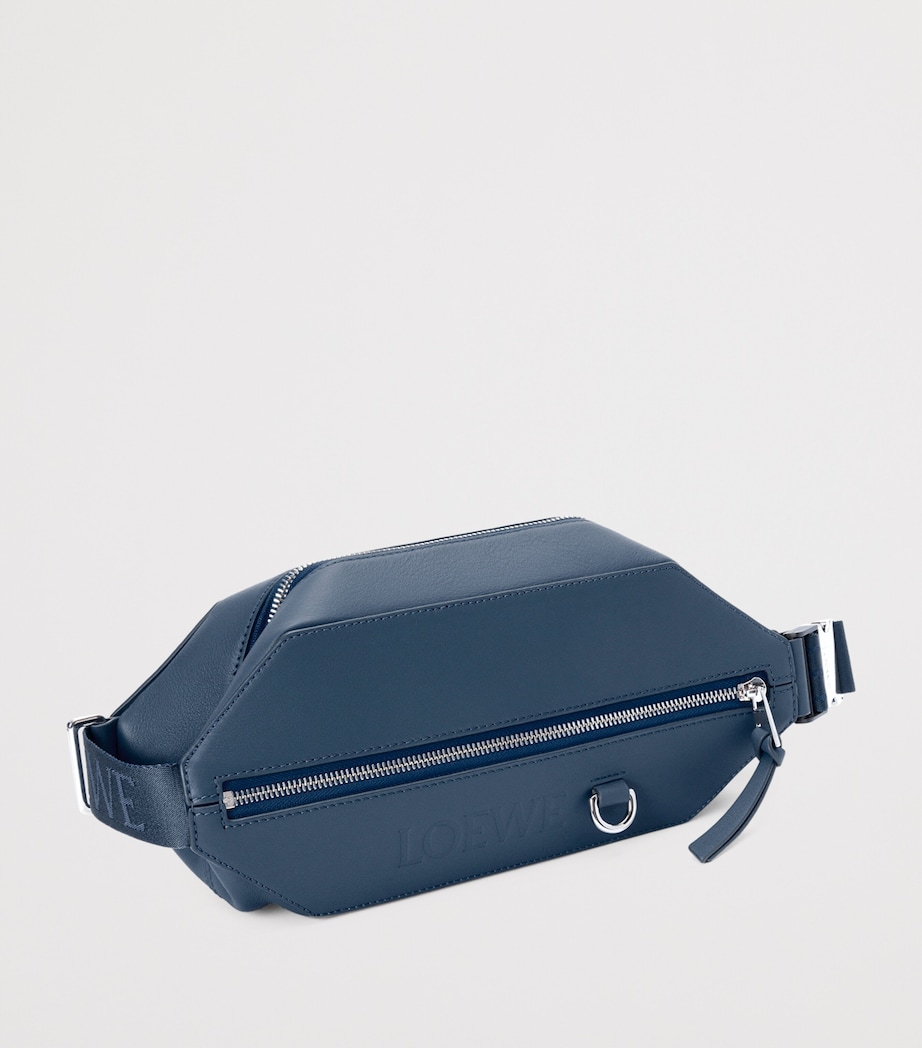 Leather Convertible Belt Bag INDIGO DYE Image 2