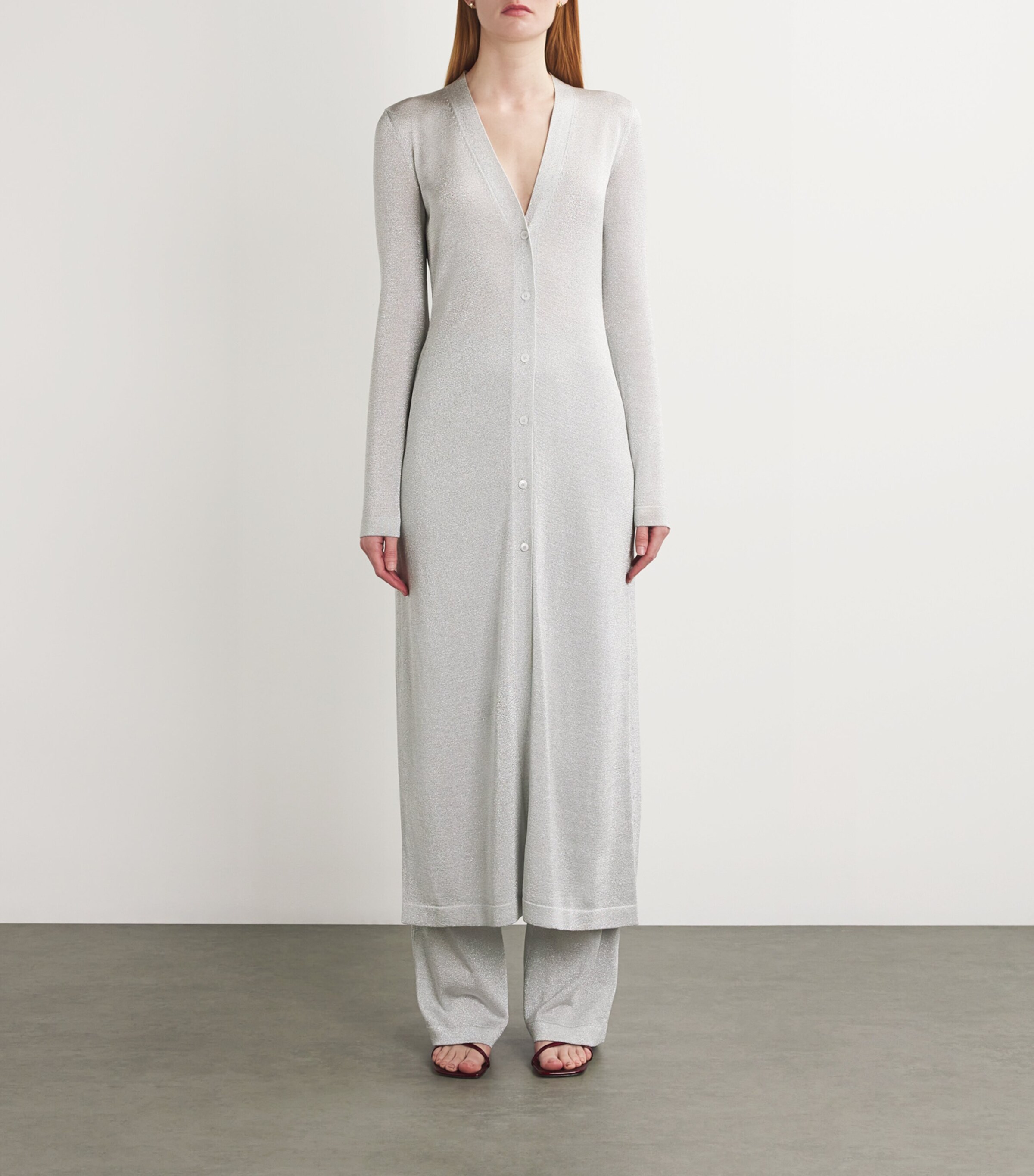 MISSONI シルバー タートルネックドレス　40 MISSONI シルバー タートルネックドレス 40 MISSONI シルバー