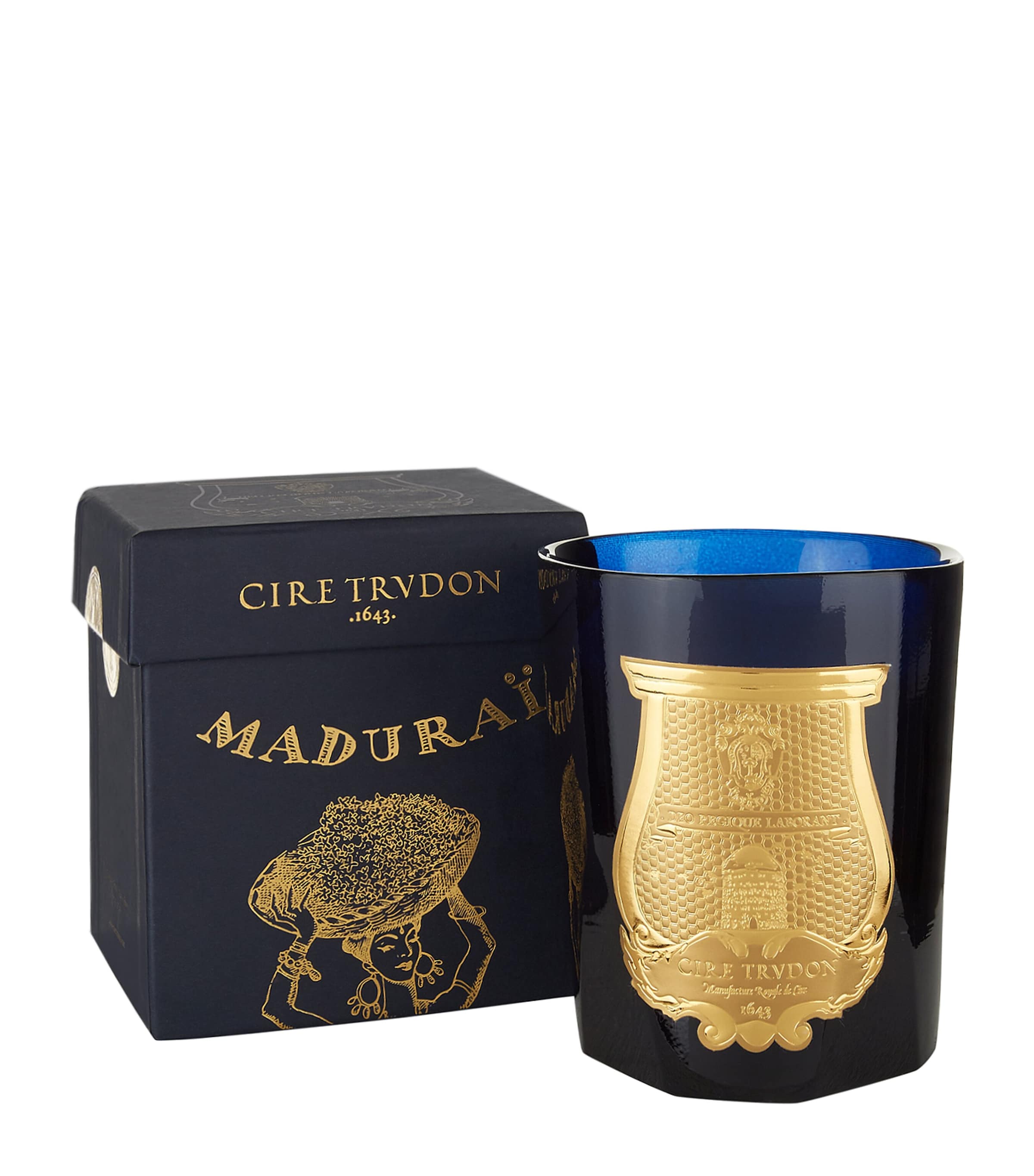 Madurai Candle (270g) BLUE Image 2