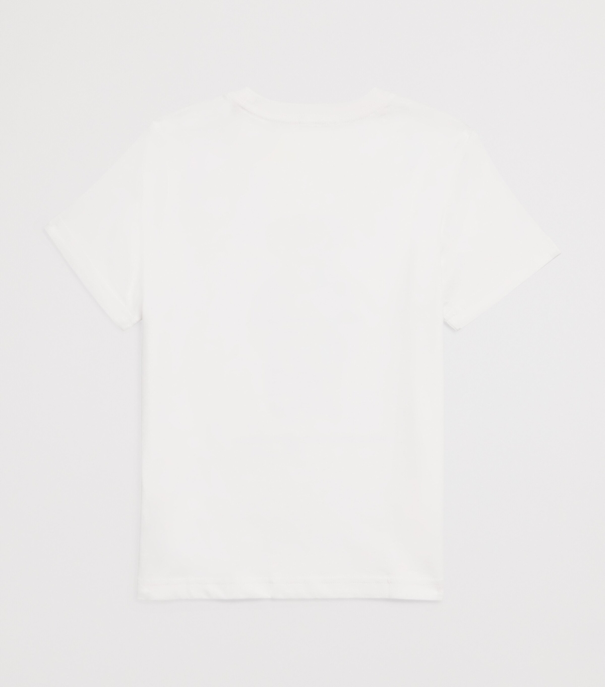 Cotton Polo Bear T-Shirt (7-14 Years) WHITE Image 2