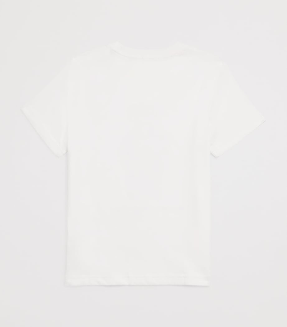 Cotton Polo Bear T-Shirt (7-14 Years) WHITE Image 2