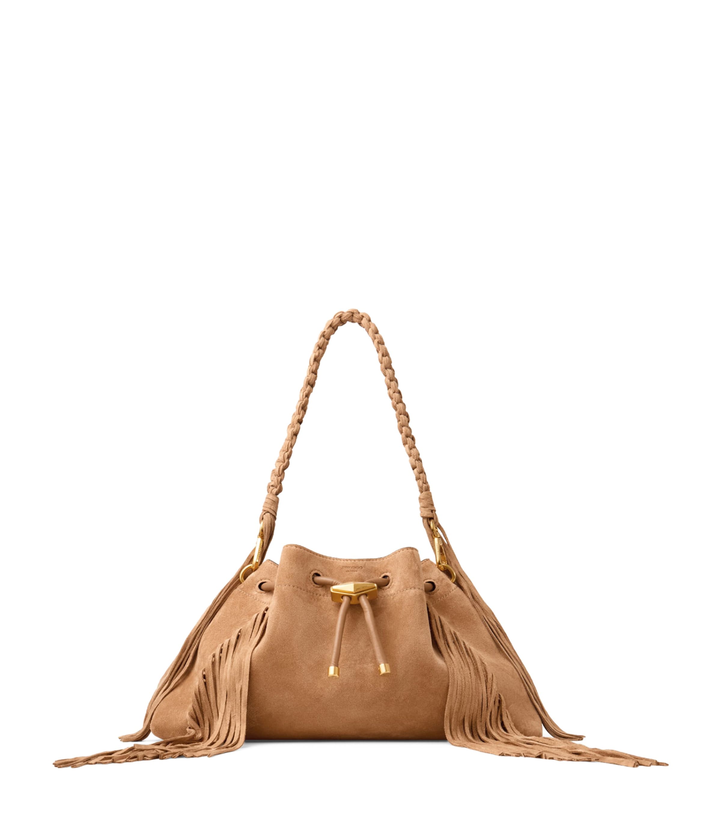 Jimmy Choo Medium Cinch Suede Bucket Bag
