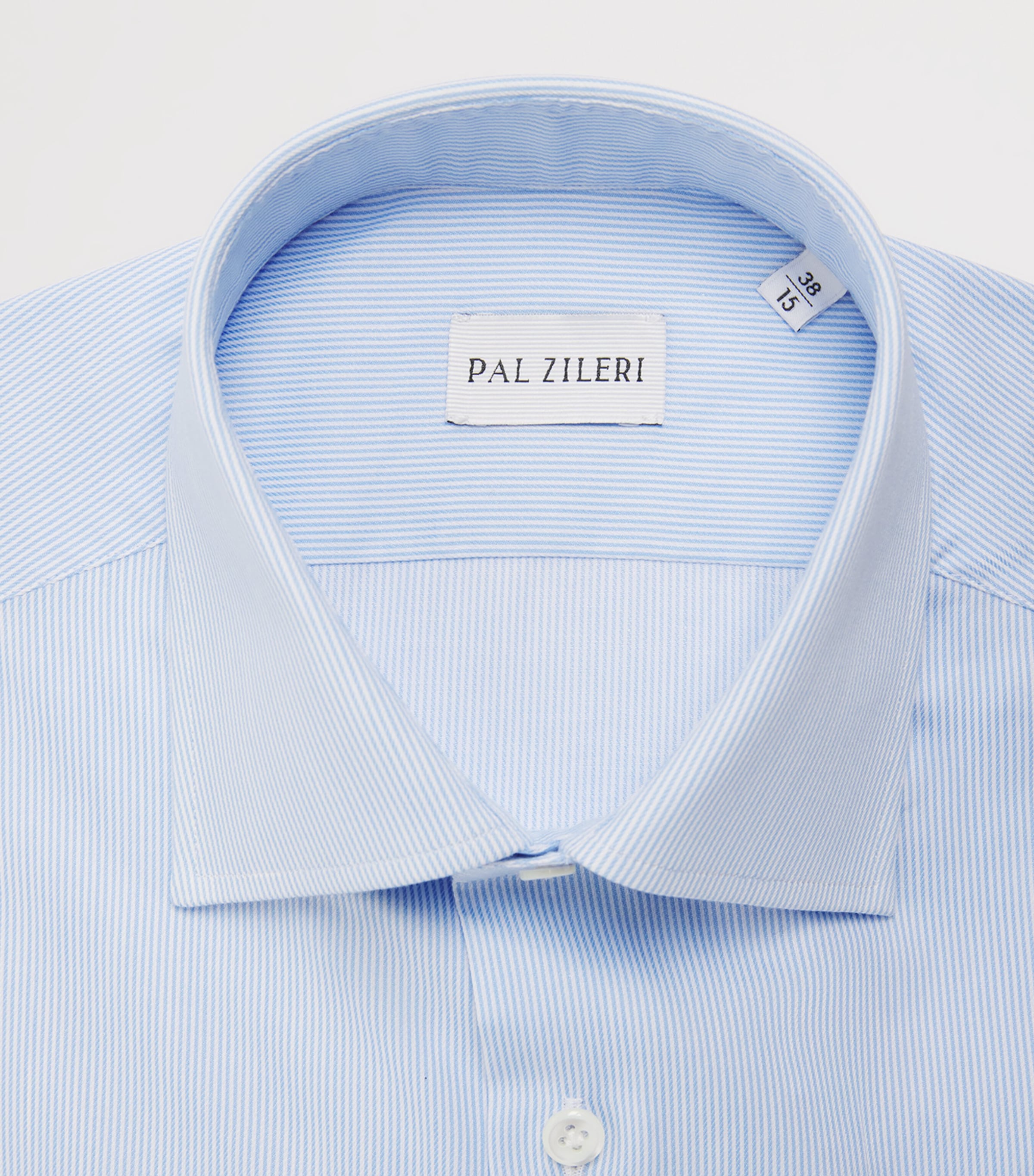 Cotton Stripe Shirt 03 LIGHT BLUE Image 5