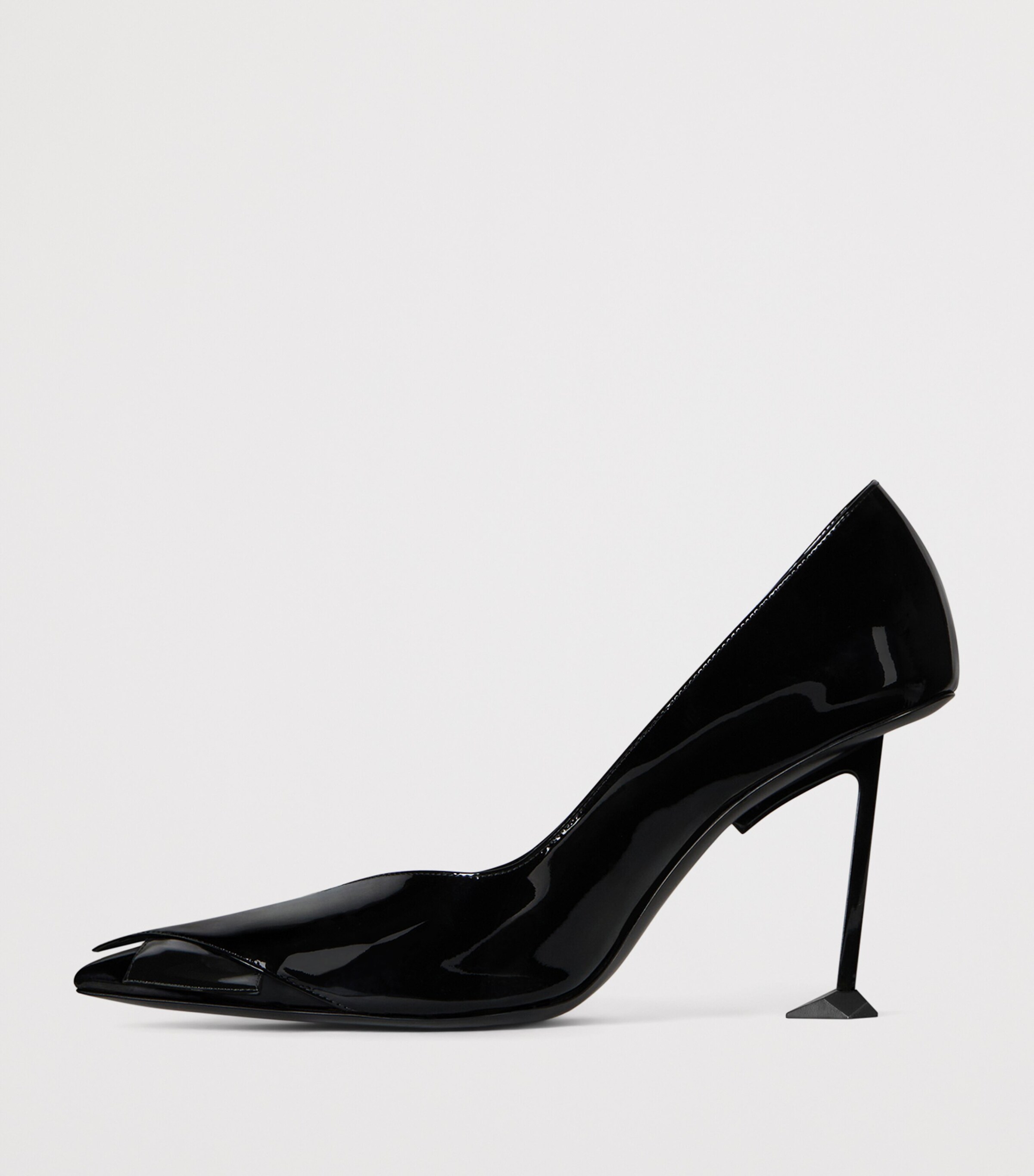 Givenchy Leather Boudoir Fold Pumps 95 Black Image 3