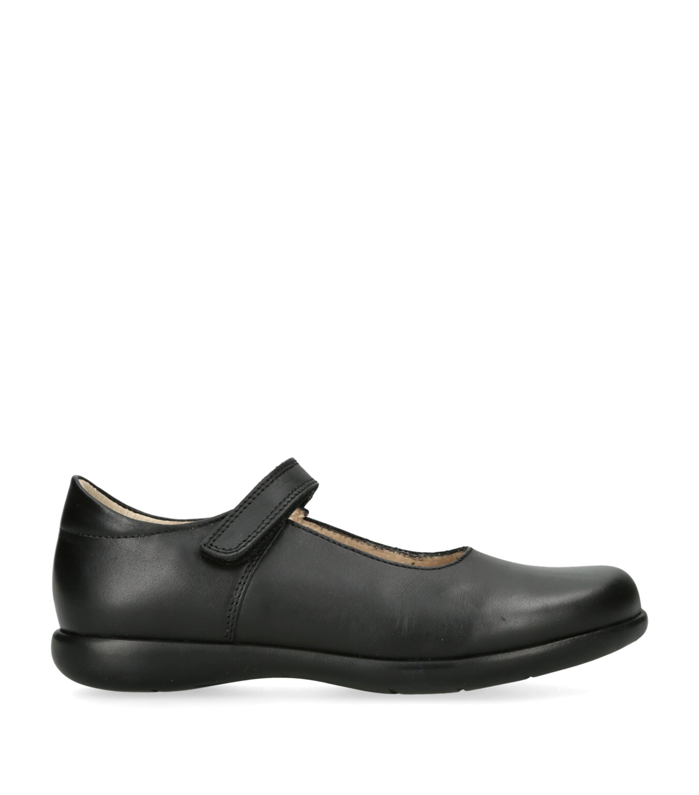 Leather Emily School Shoes BLACK Image 1