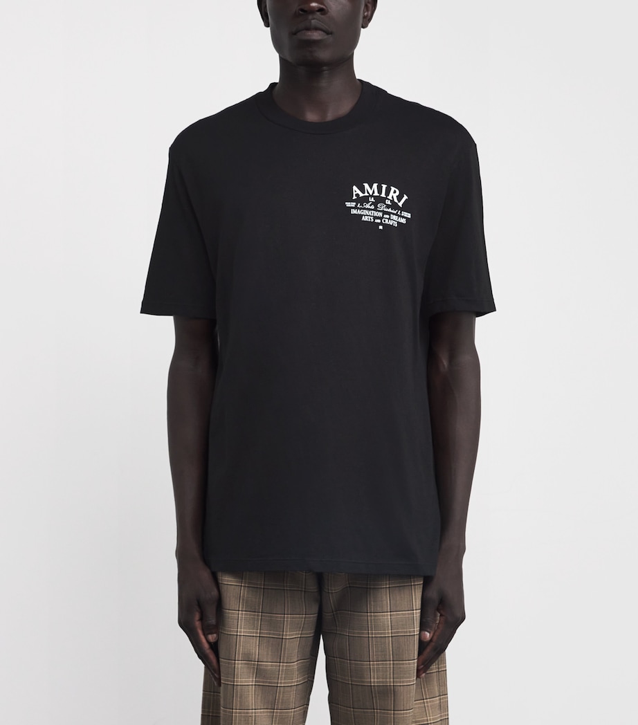 Cotton Arts District T-Shirt 001 - BLACK Image 3