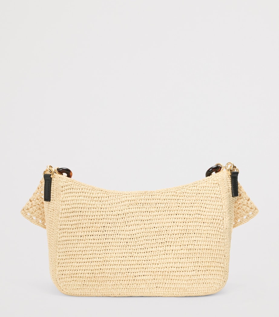 LOEWE x Paula's Ibiza Medium Raffia Ola Bag Shoulder Bag Natural Image 6