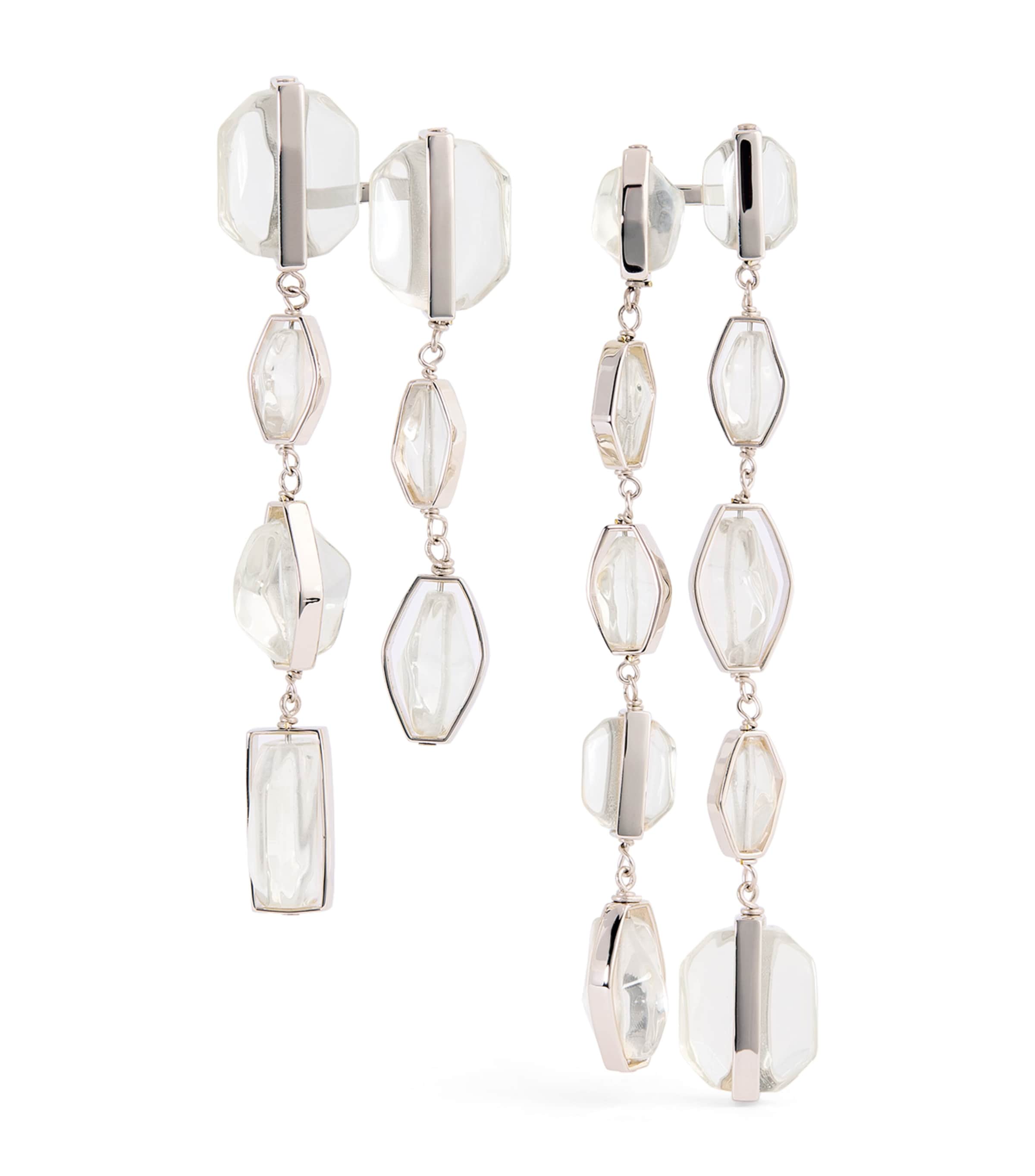 Jil Sander Resin Drop Earrings