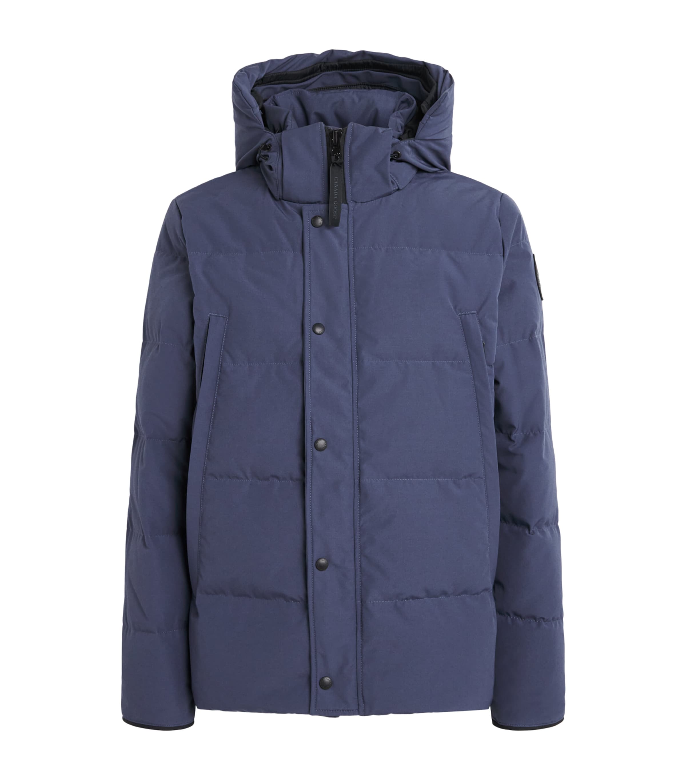Canada Goose Mens Wyndham Parka Jacket Dusk Blue Image 1