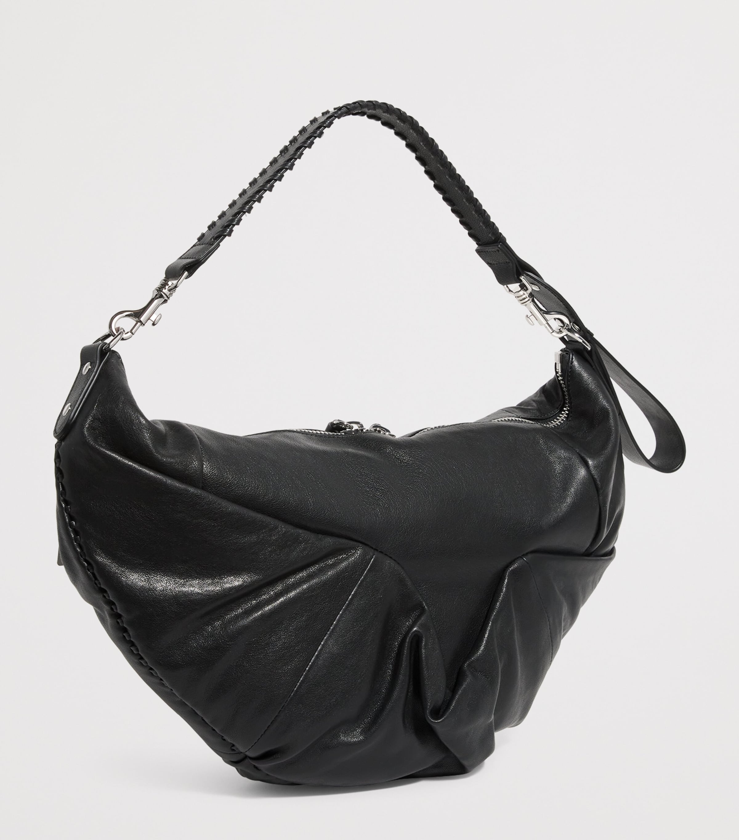 Vivienne Westwood Black Medium Agnes Shoulder Bag | Harrods UK