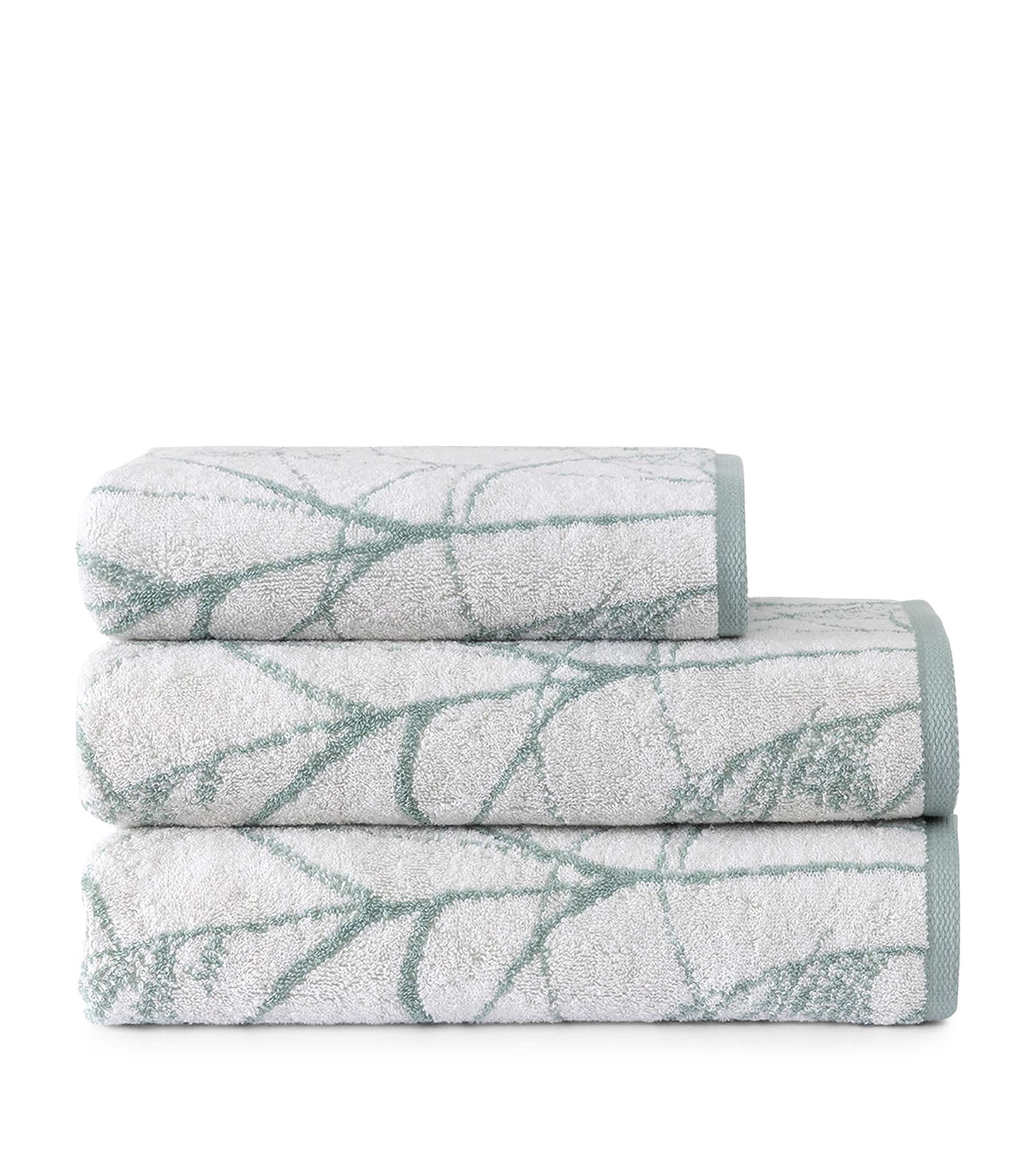 Yves Delorme Organic Cotton Graminée Bath Sheet In White