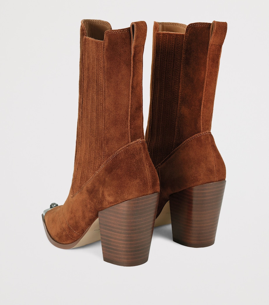Suede Western Regent Boots CAMEL Image 2