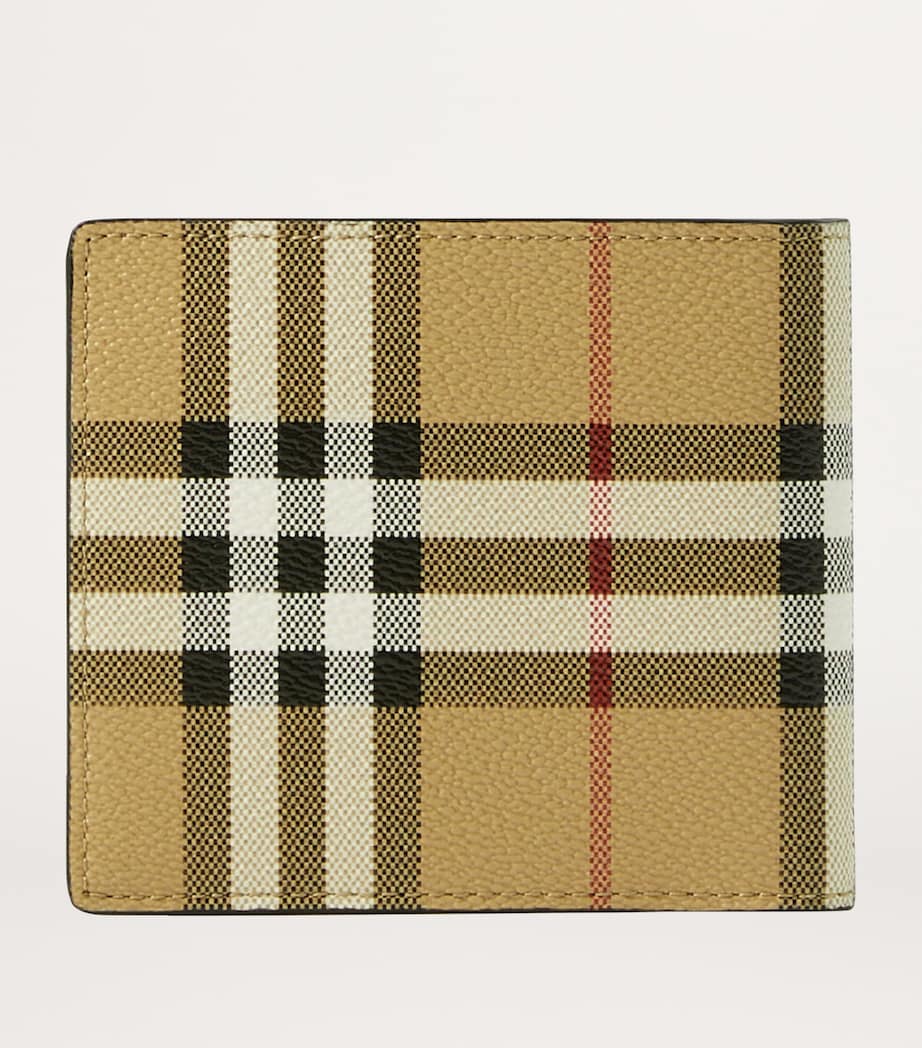 Check Bifold Coin Wallet ARCHIVE BEIGE Image 3