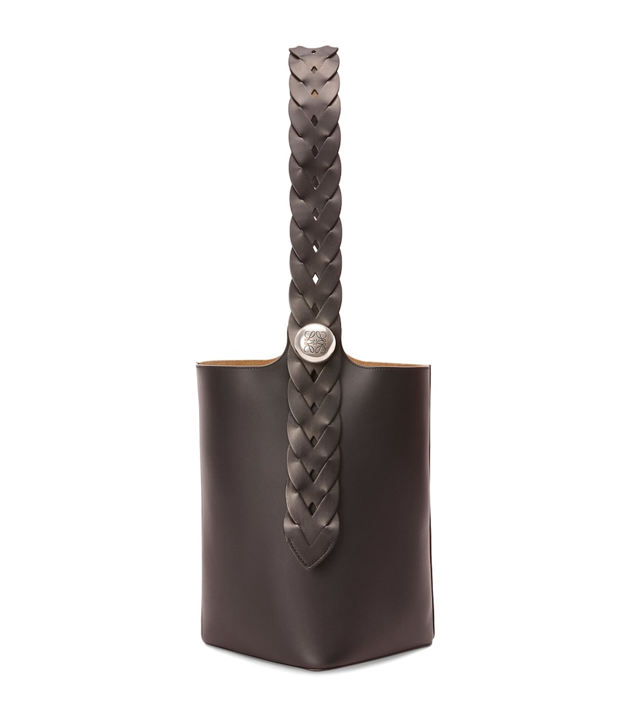 Large Pebble Bucket Bag DARK BROWN Image 1