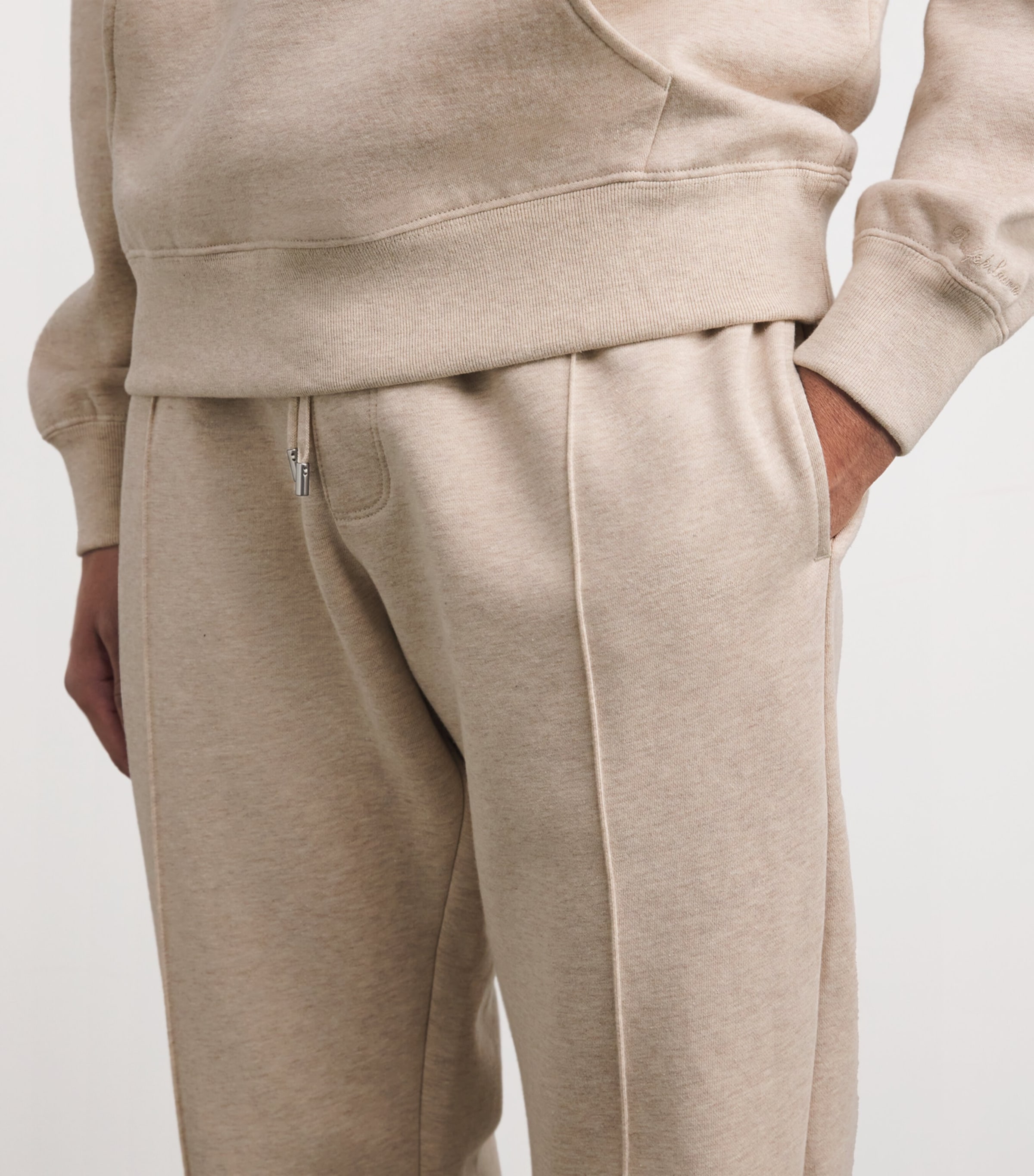 Cotton-Cashmere Sweatpants CHAMPAGNE Image 6