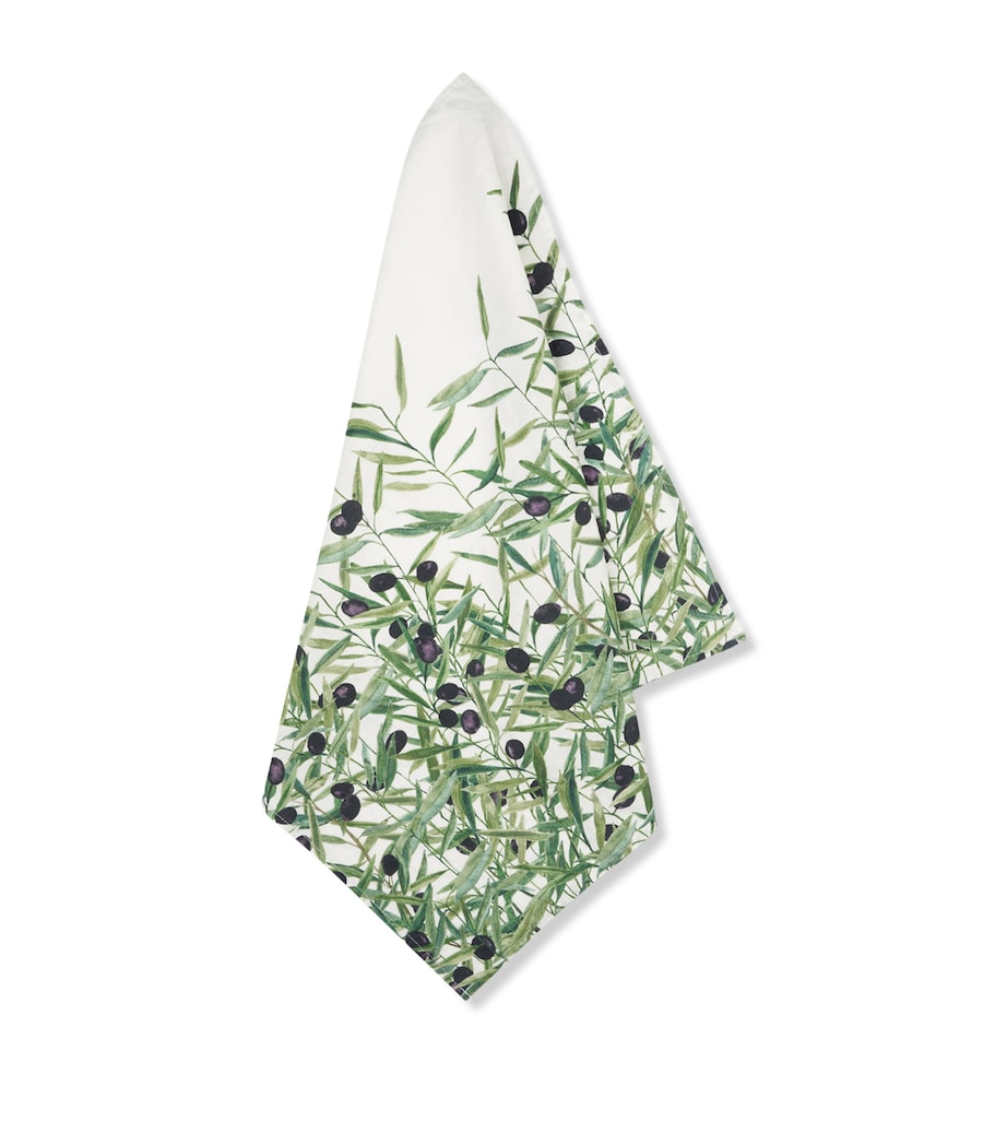 Linen L'Olivier Napkin (50cm x 50cm) GREEN Image 3