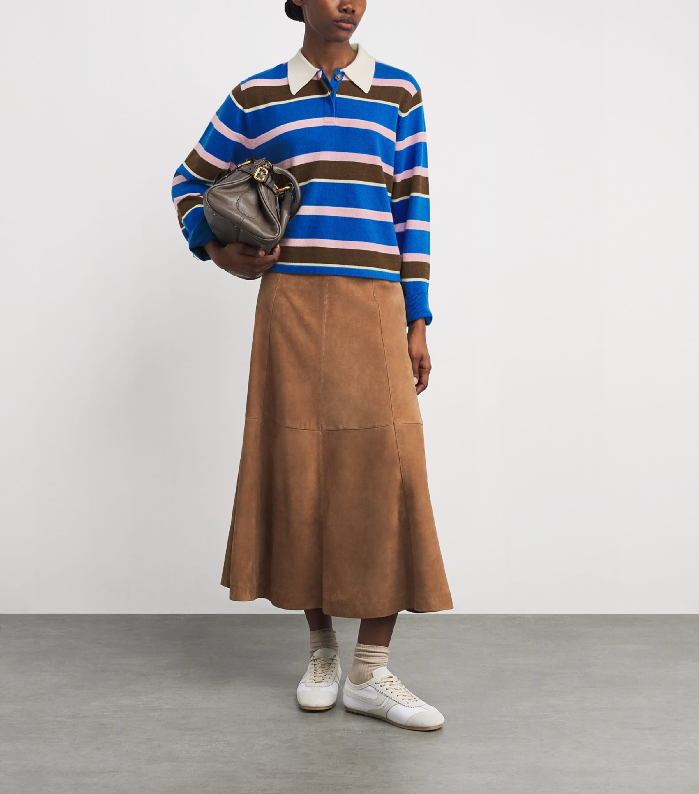 Cashmere Stripe Rugby Shirt TWILIGHT COMBO Image 2