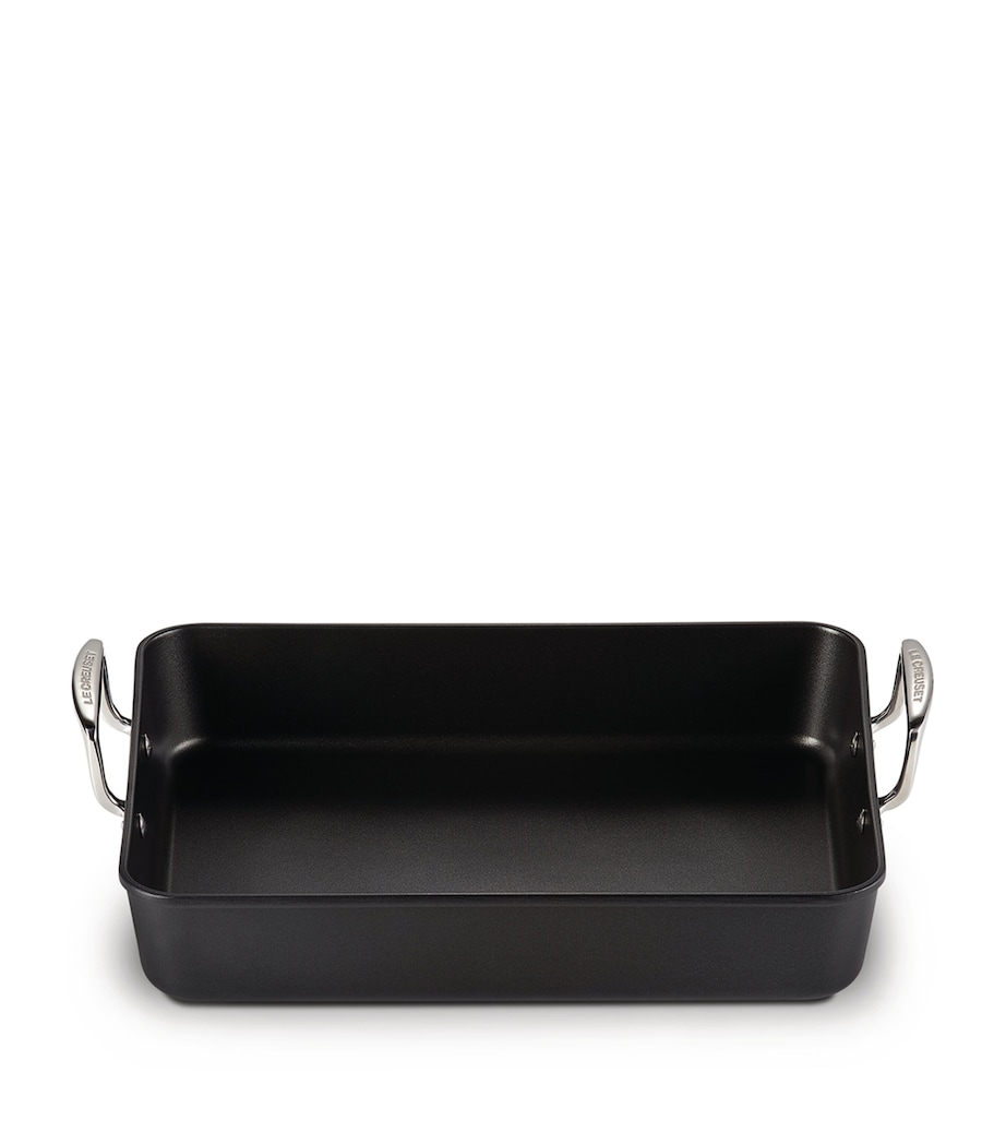 Toughened Non-Stick Rectangular Roaster (35cm) BLACK Image 3