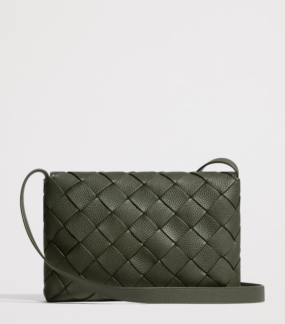 Bottega Veneta Large Leather Diago Cross-Body Bag Image 6