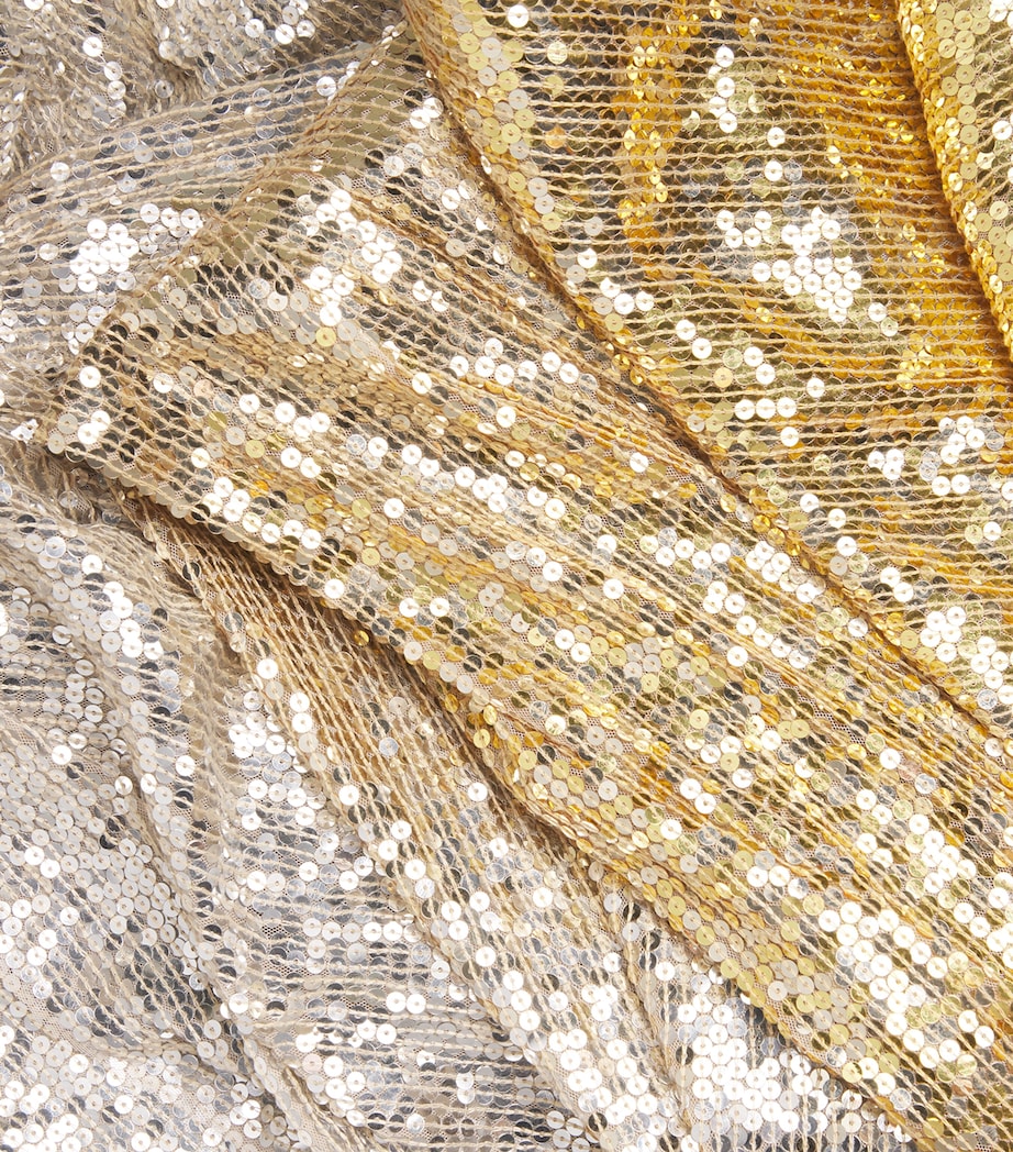 Sequin Cassia Cape Gown ILLUSION 820 Image 5