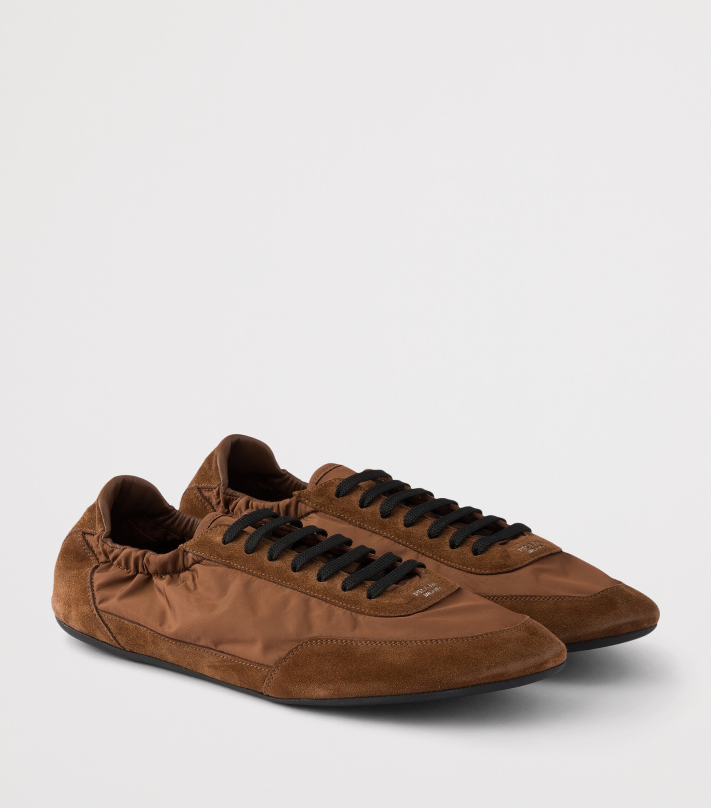 Prada Re-Nylon-Suede Collapse Sneakers Brown Image 2
