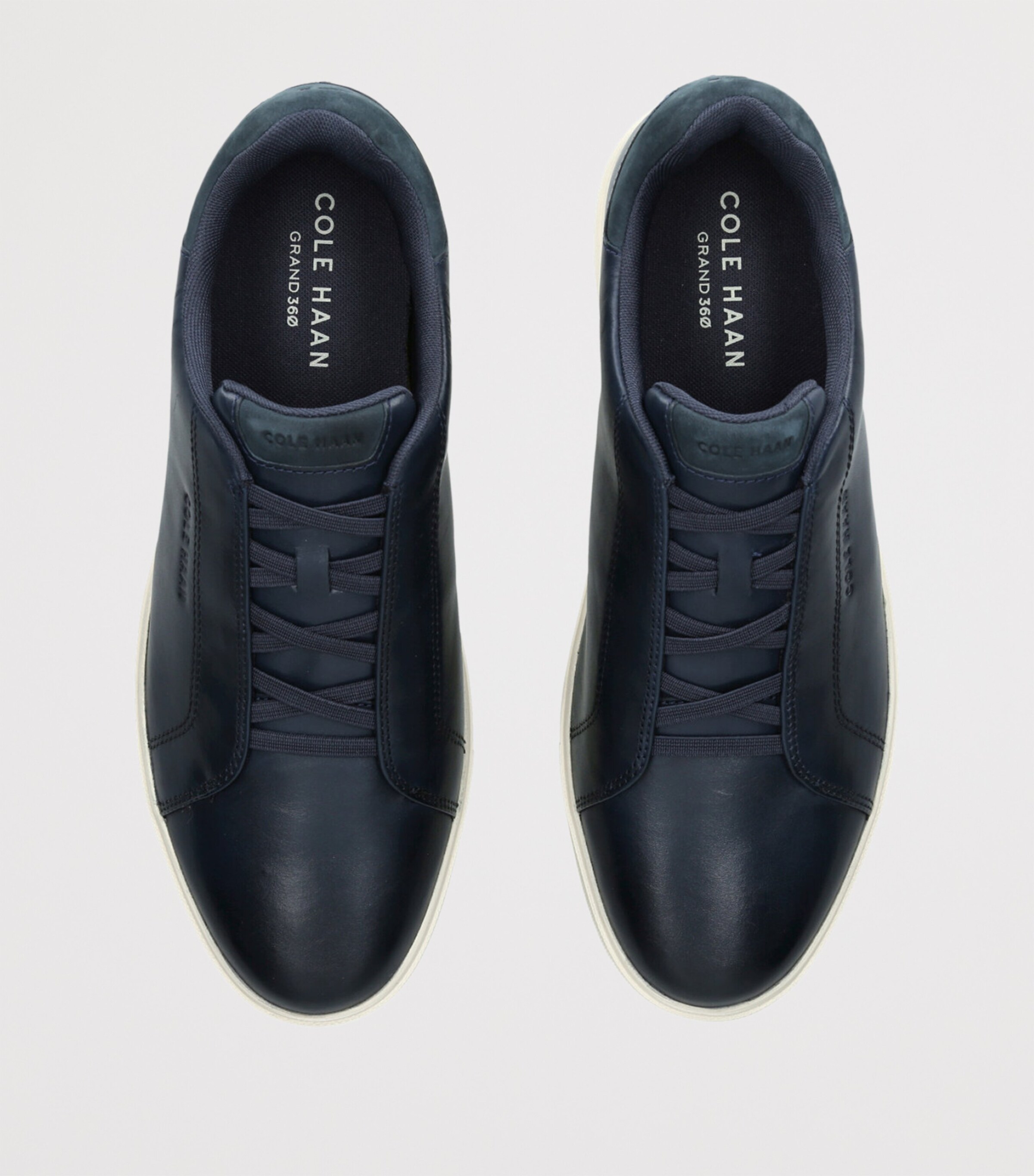 Leather GrandPrø Luxe Slip-On Sneakers BLUE/DARK Image 4