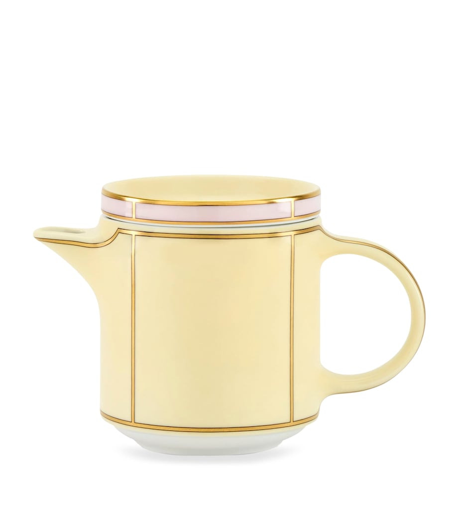 GINORI 1735 Porcelain Colonna Diva Giallo Coffee Pot (500ml) Image 4