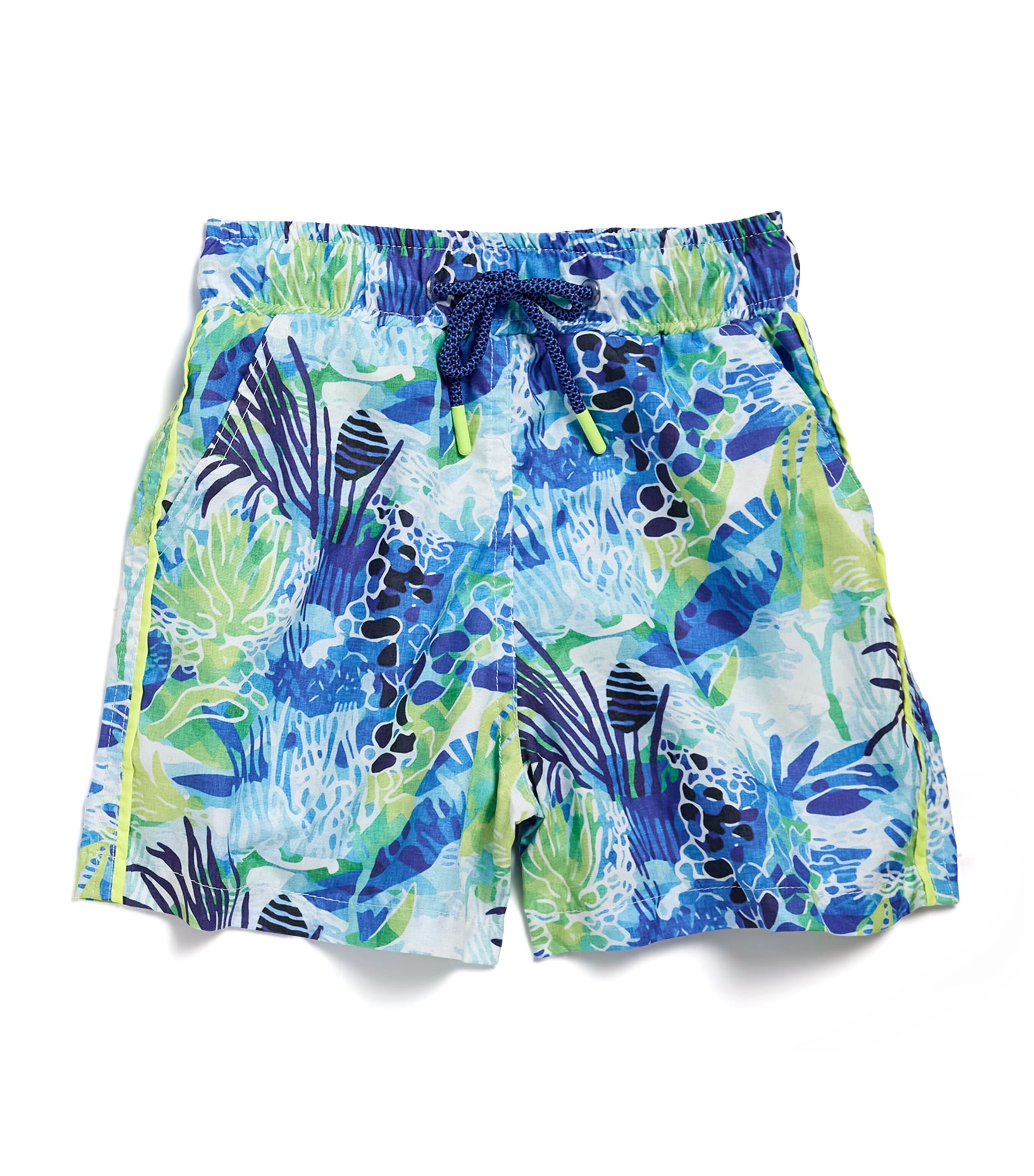 Marie Raxevsky Aquatic Print Swim Shorts In Blue