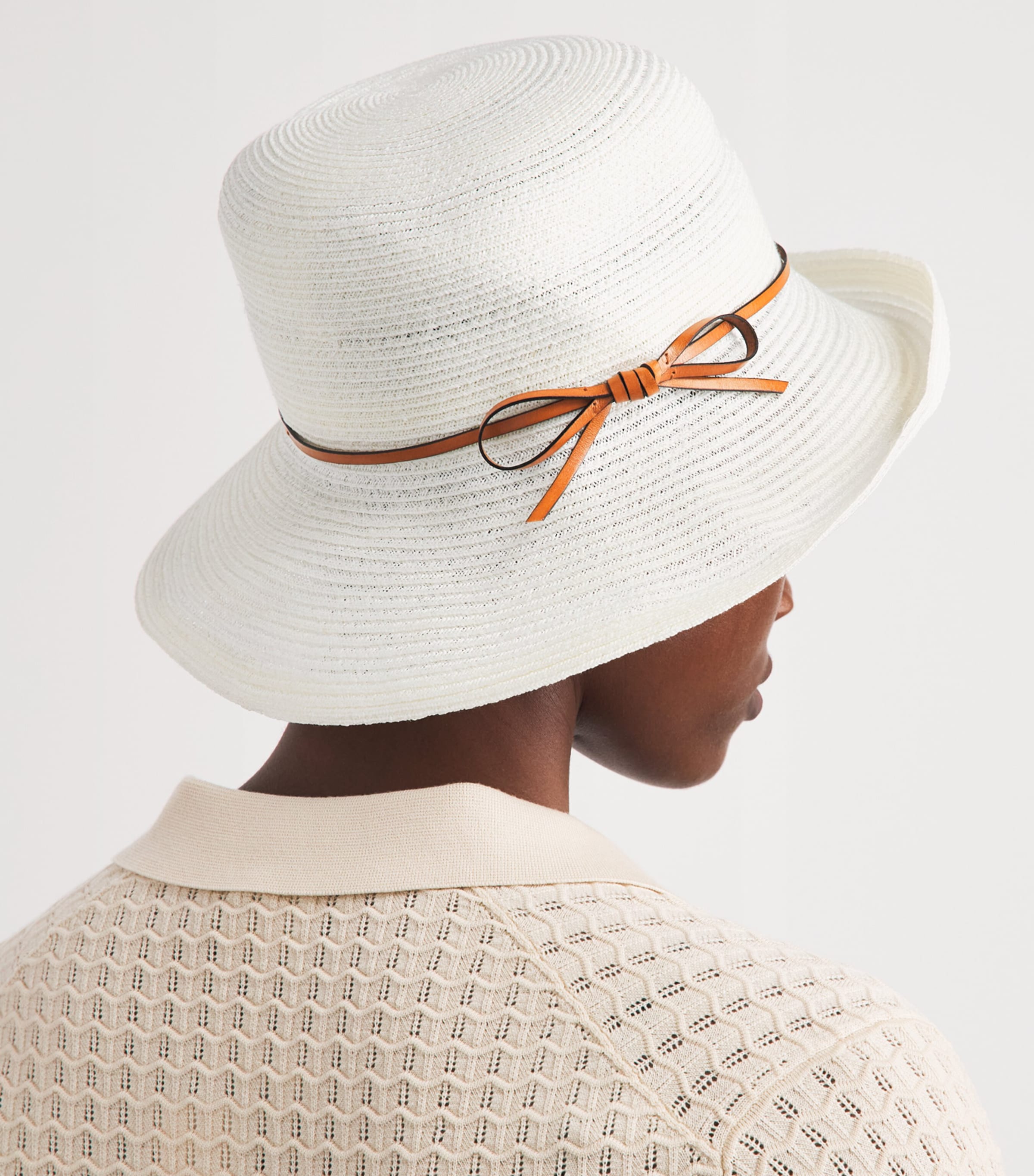Eleventy Hemp Woven Hat Avorio Image 2