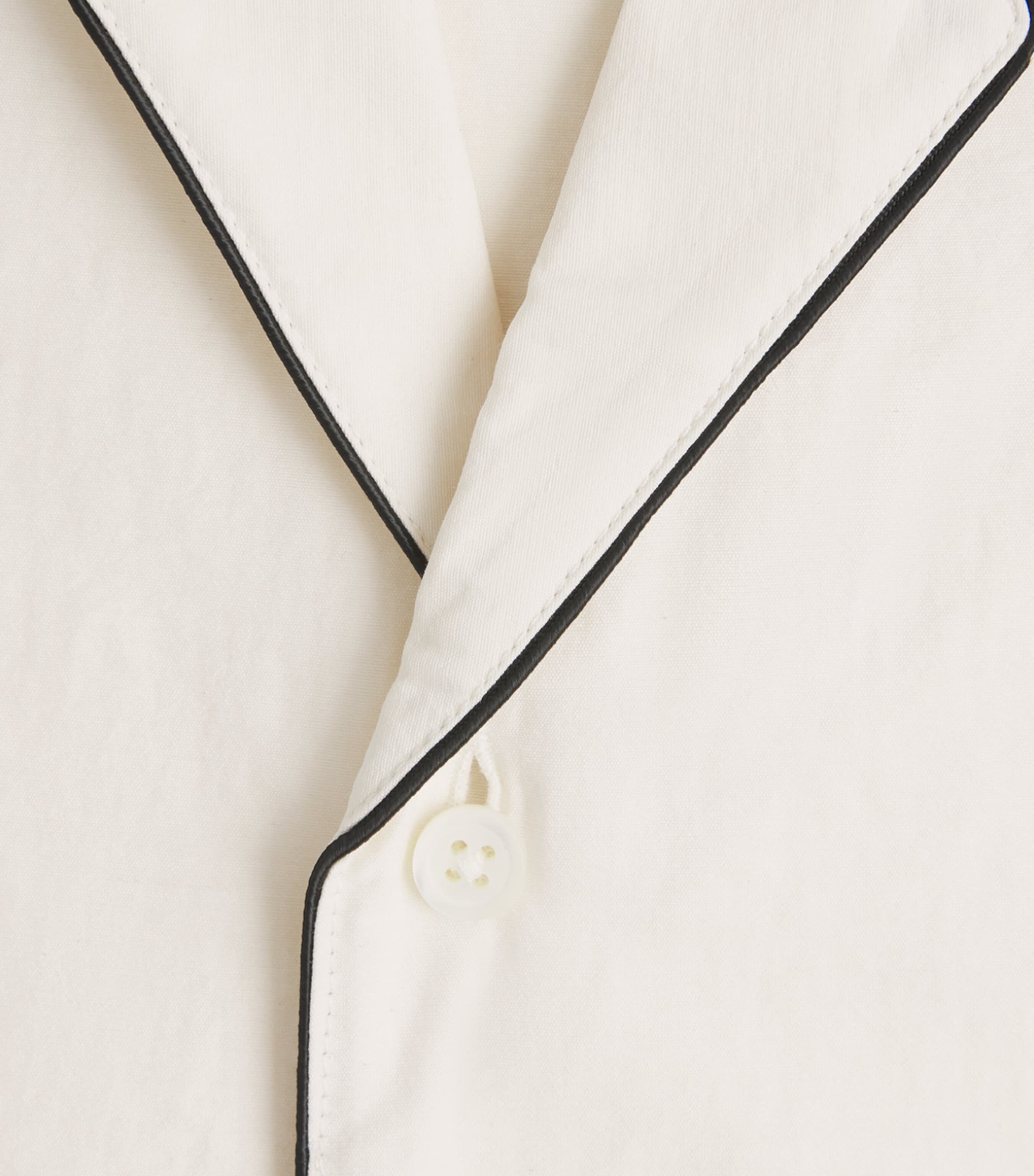 Jacquemus Mens Cotton Pyjama Short-Sleeve Shirt Off White Image 6