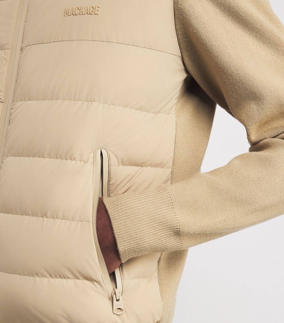 Down Haney-City Hybrid Jacket LIGHT CAMEL Image 6