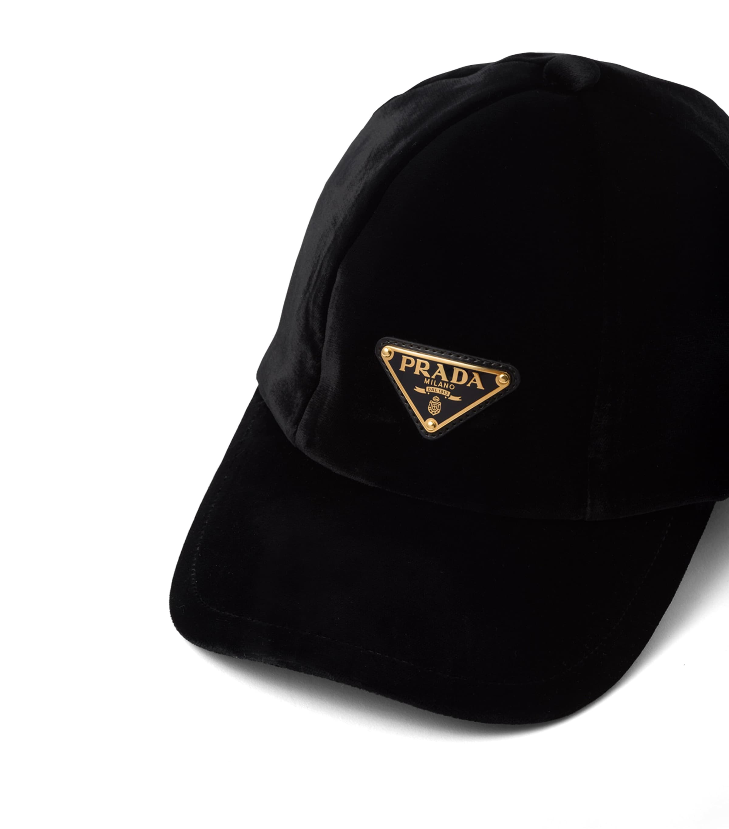 Prada Velvet Baseball Cap Harrods UK