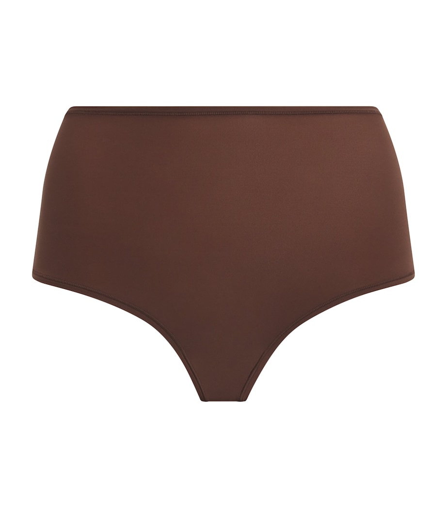 Fits Everybody High-Rise Thong COCOA Image 1