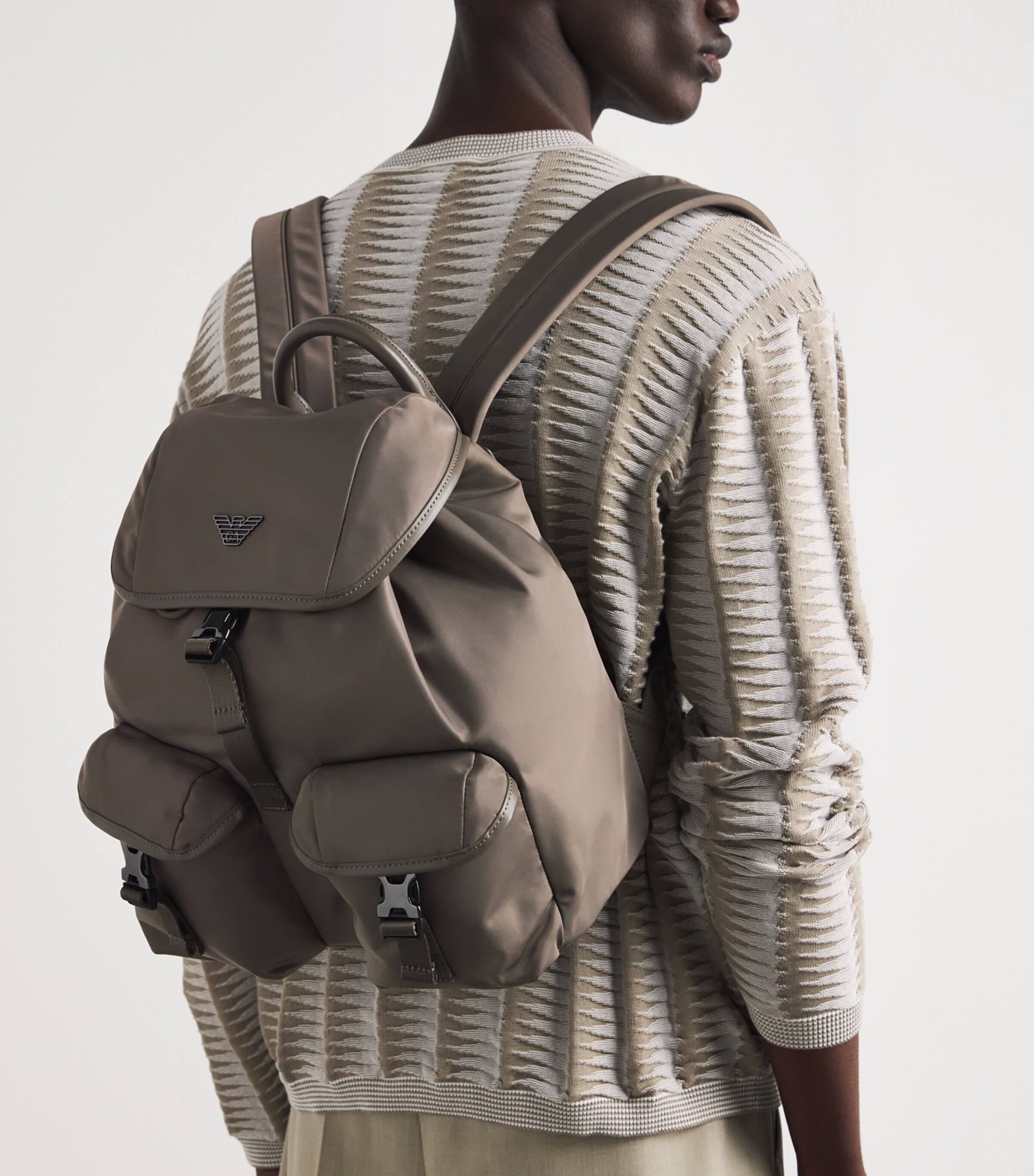 Emporio Armani Logo Backpack Image 2