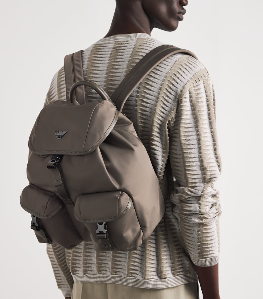 Emporio Armani Logo Backpack Image 2