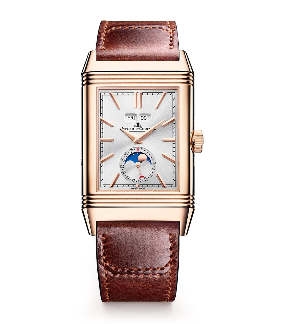 Rose Gold Reverso Tribute Duoface Calendar Watch 29.9mm PINK GOLD Image 1
