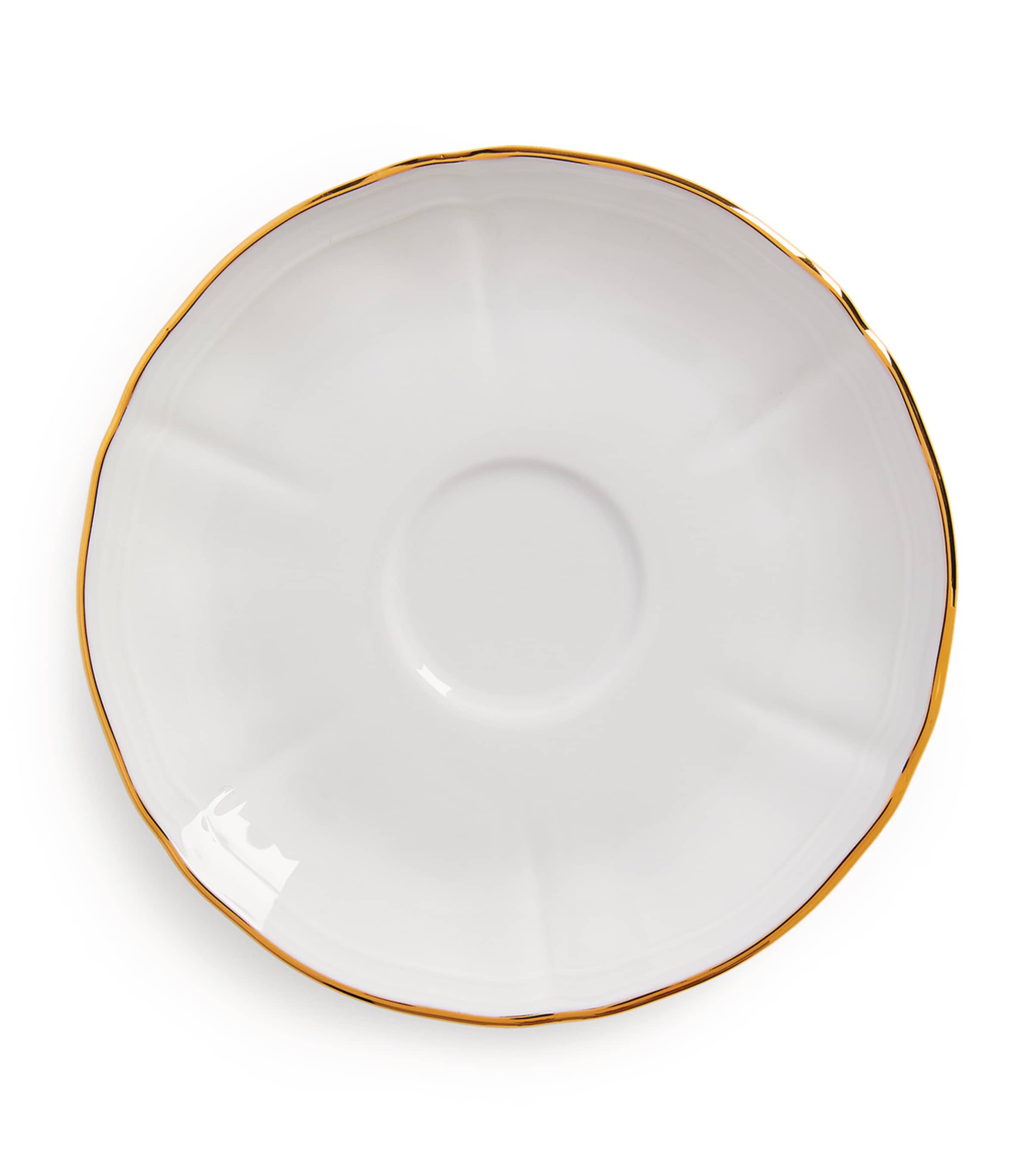 GINORI 1735 Porcelain Corona Tea Saucer (15cm) Image 1