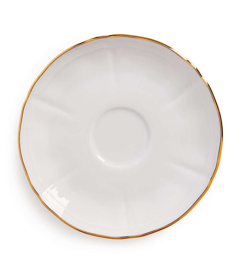 GINORI 1735 Porcelain Corona Tea Saucer (15cm) Image 1