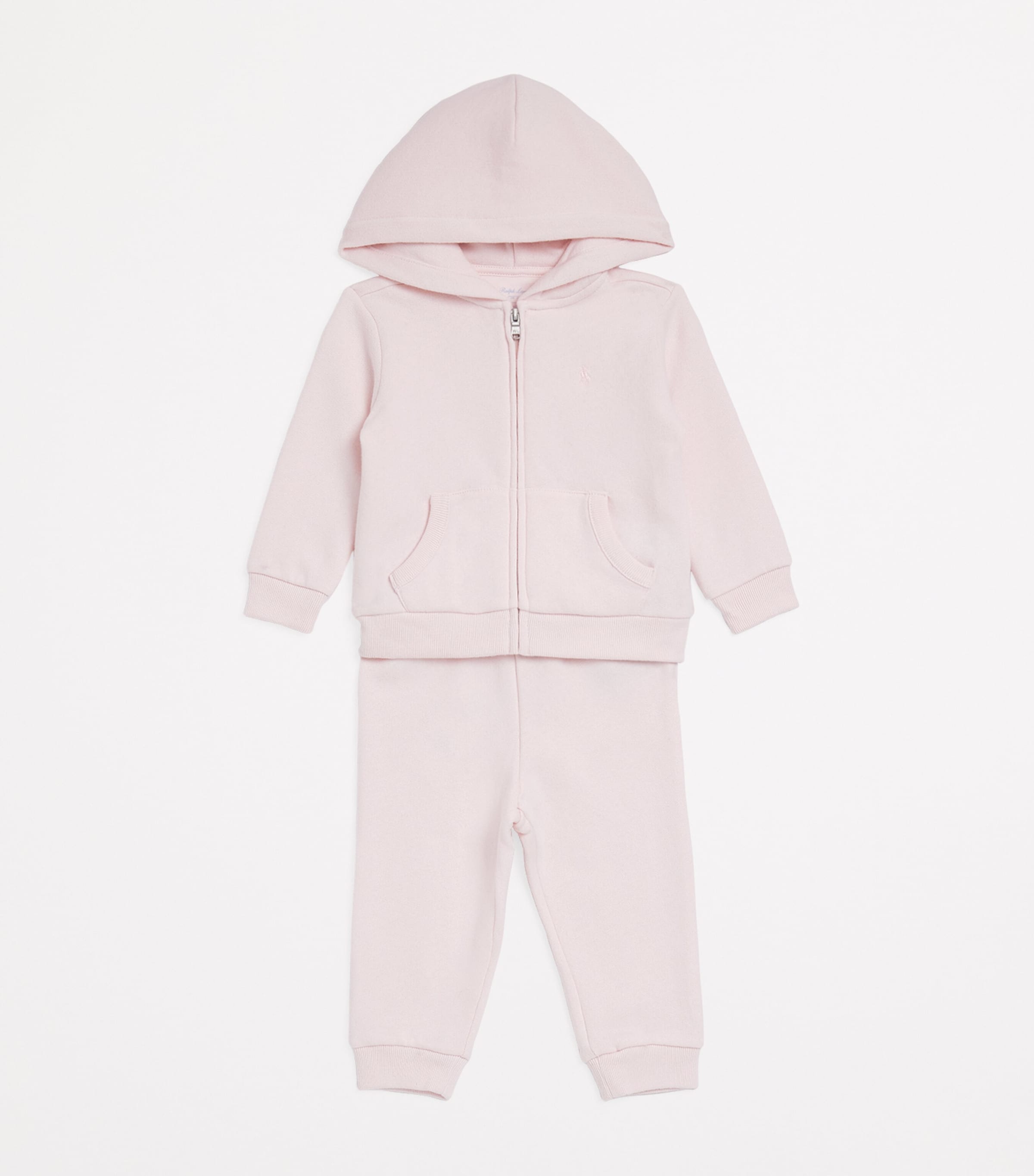 Cotton-Blend Hoodie and Sweatpants Set (3-24 Months) DELICATE PINK Image 3